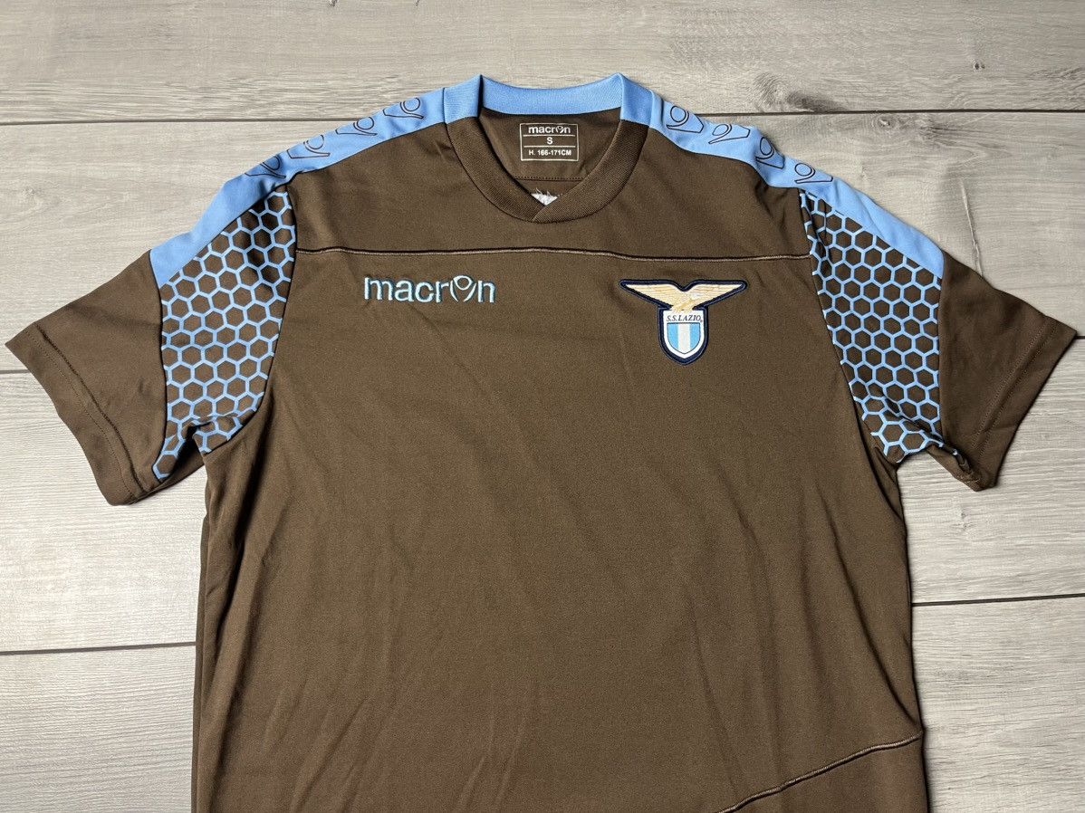 Macron SS Lazio T-Shirt Macron Jersey Cotton Men Football Calcio Size US S / EU 44-46 / 1 - 3 Thumbnail