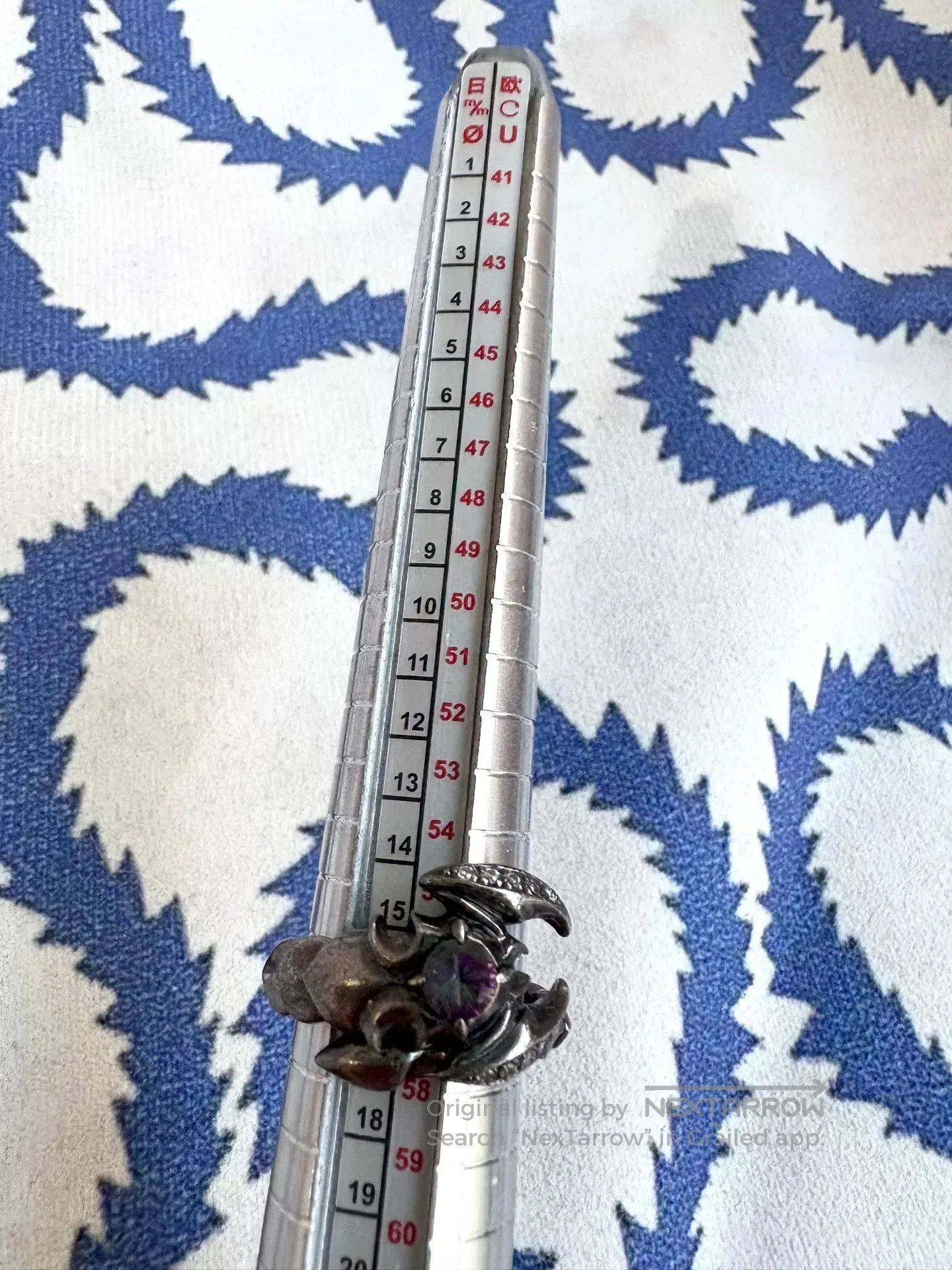 Vivienne Westwood silver scorpion ring with colorful diamonds. Size ONE SIZE - 3 Thumbnail