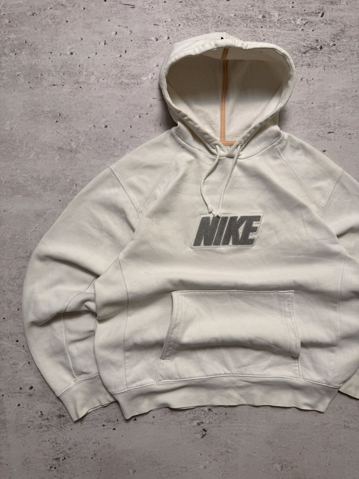 Nike × Vintage NIKE VINTAGE CENTER LOGO OVERSIZE BOXY HOODIE Size US M / EU 48-50 / 2 - 2 Thumbnail