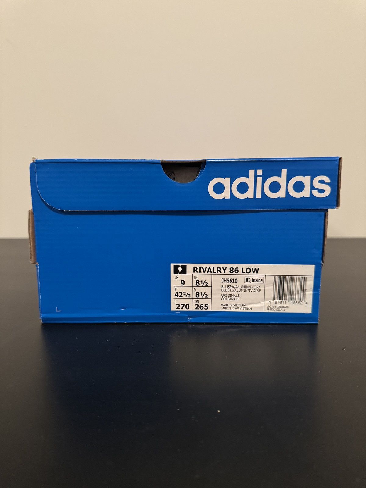 Adidas ADIDAS RIVALRY 86 LOW ALUMINA BLUE SPARK Size US 9 / EU 42 - 8 Thumbnail