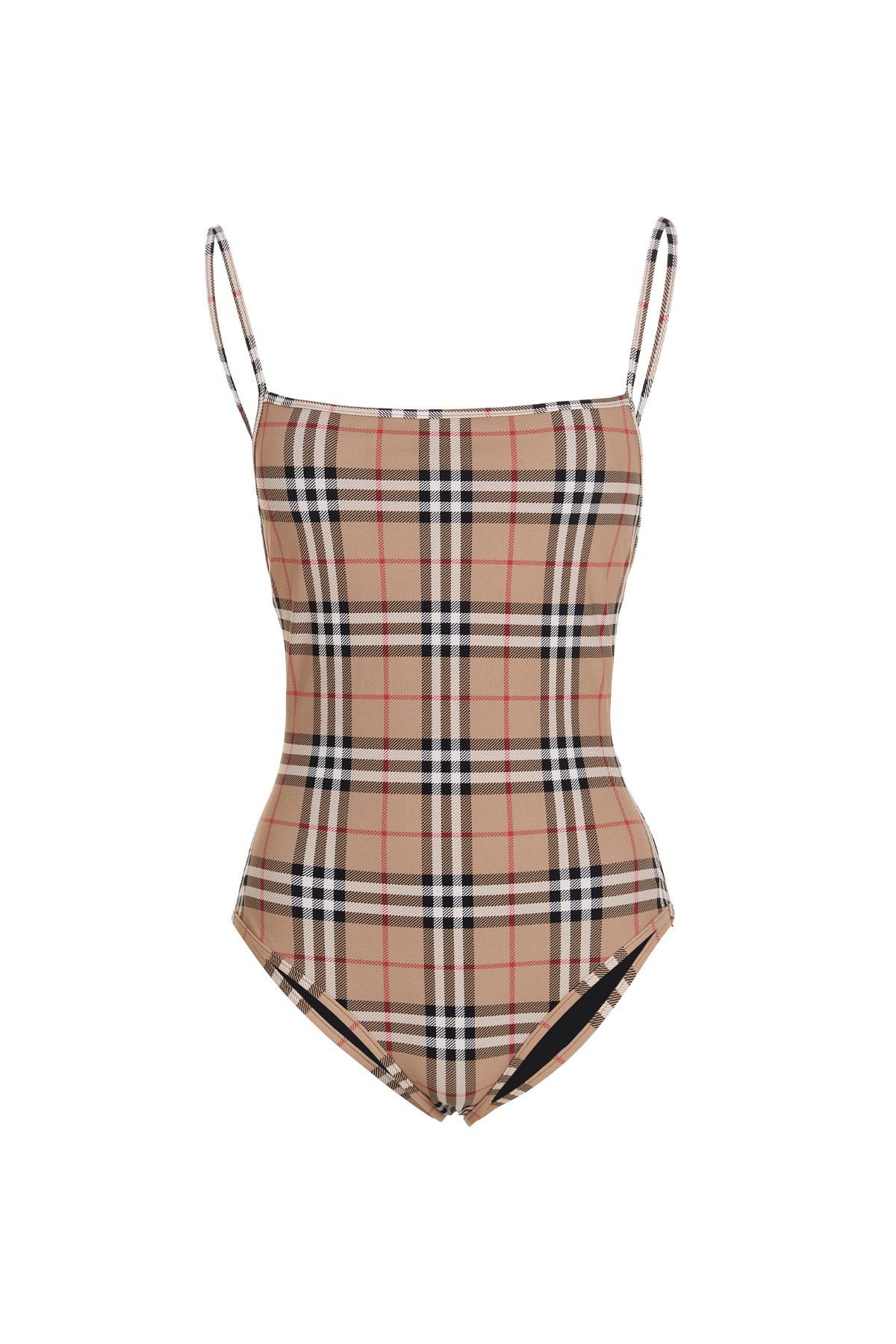 image of Burberry 'delia' Swimsuit in Beige, Women's (Size Small)