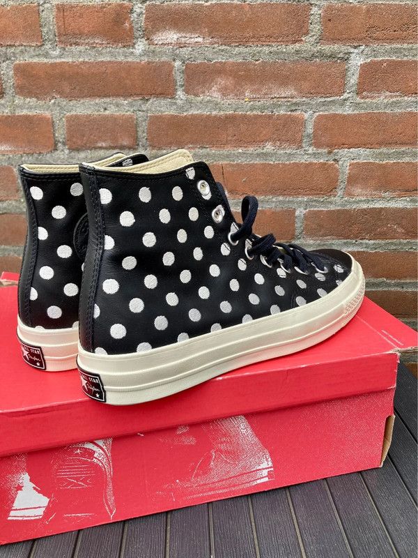 Converse all star hi chucks 1970 polka dots 9 42.5 new ds Size US 9 / EU 42 - 4 Thumbnail