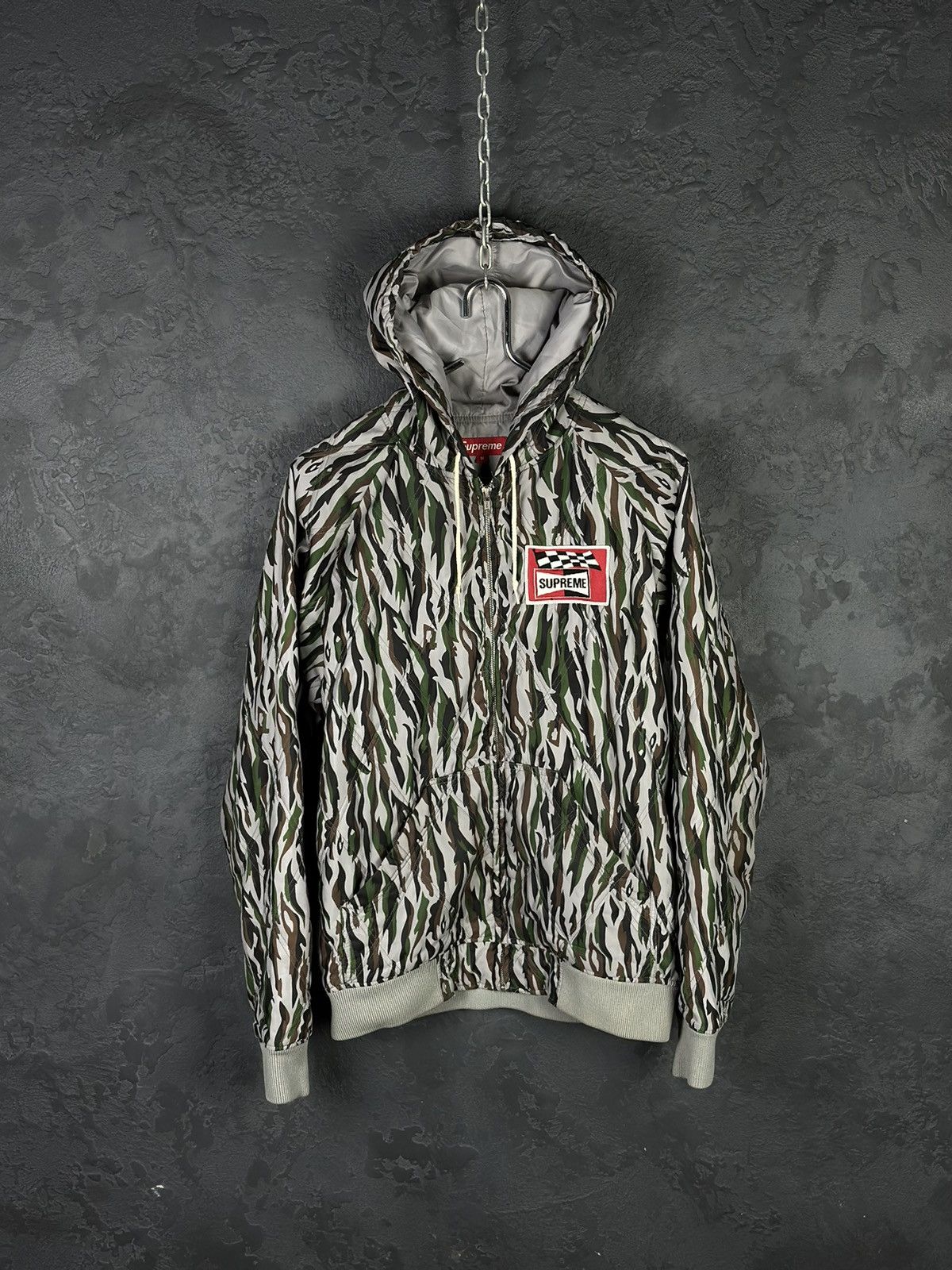 Supreme Supreme Poly Diamond Quilted Hooded Jacket Camo Rare Size US S / EU 44-46 / 1 - 1 Thumbnail