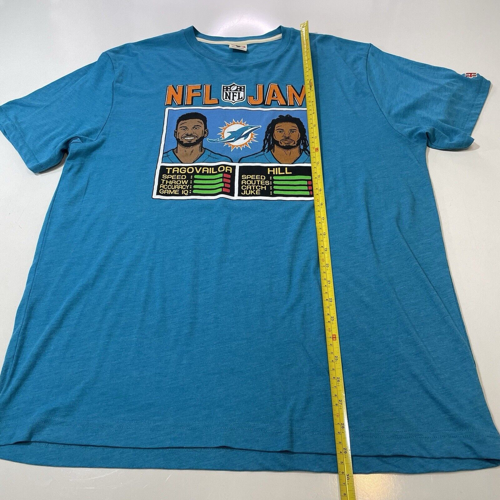 Homage NFL Jam Dolphins Tua Tagovailoa Tyreek Hill Homage Shirt Size US L / EU 52-54 / 3 - 5 Thumbnail