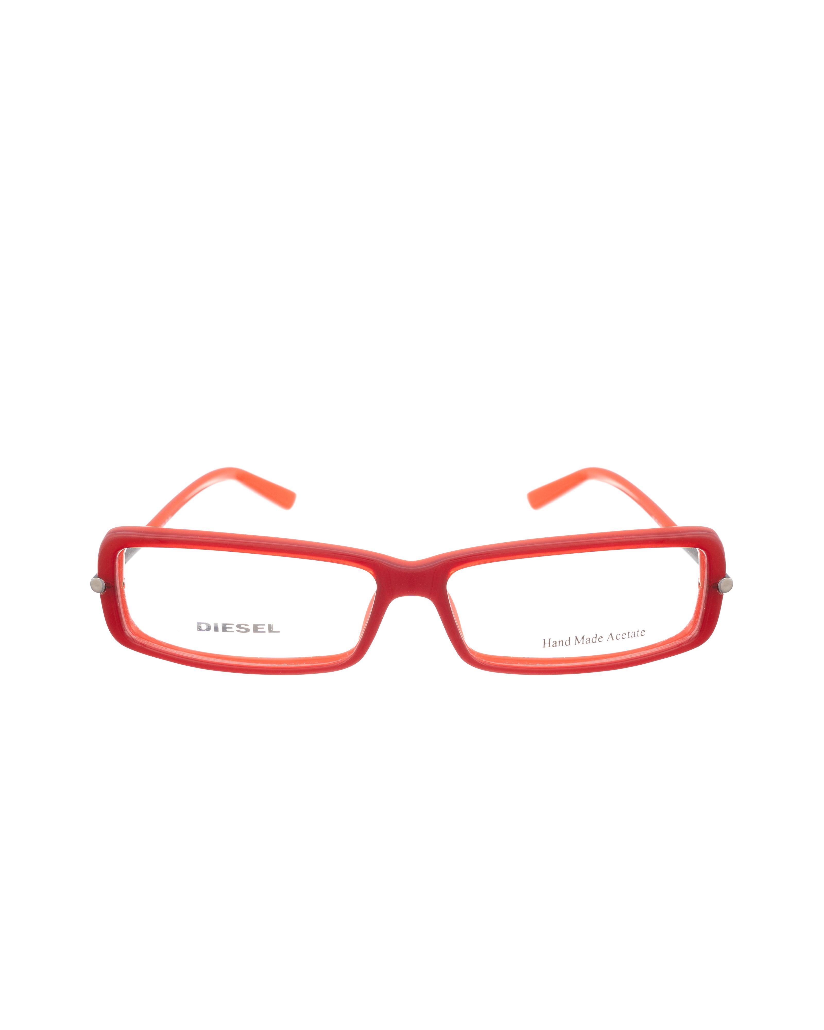 Diesel Diesel 00S Red Plastic Glasses with Metal Logo Size ONE SIZE - 2 Thumbnail