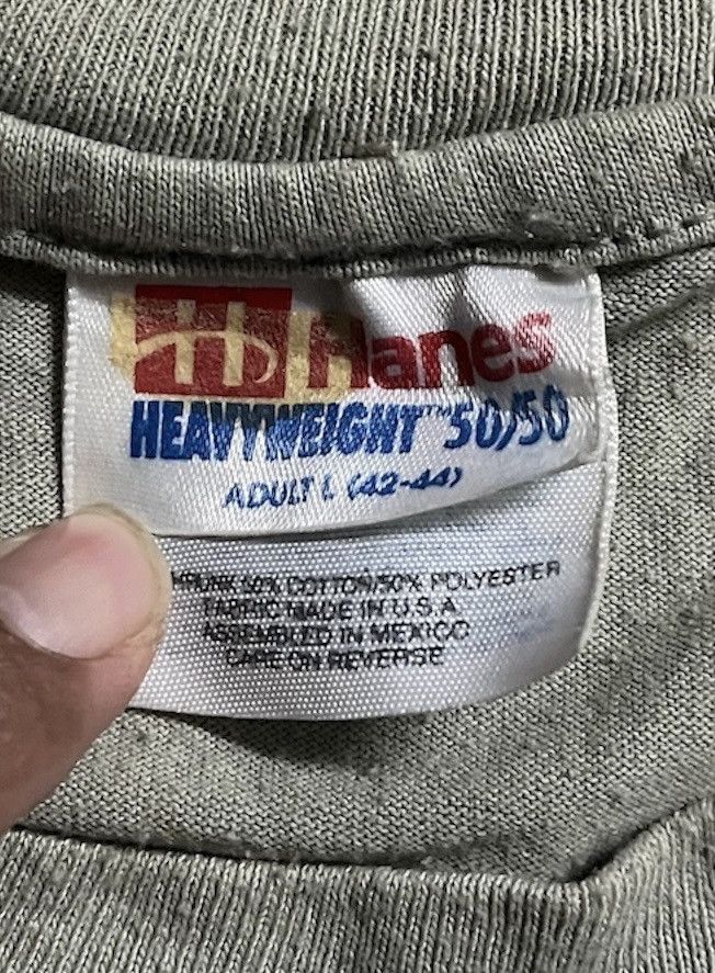 Hanes × Vintage Vintage Hanes Tshirt Size US L / EU 52-54 / 3 - 4 Thumbnail
