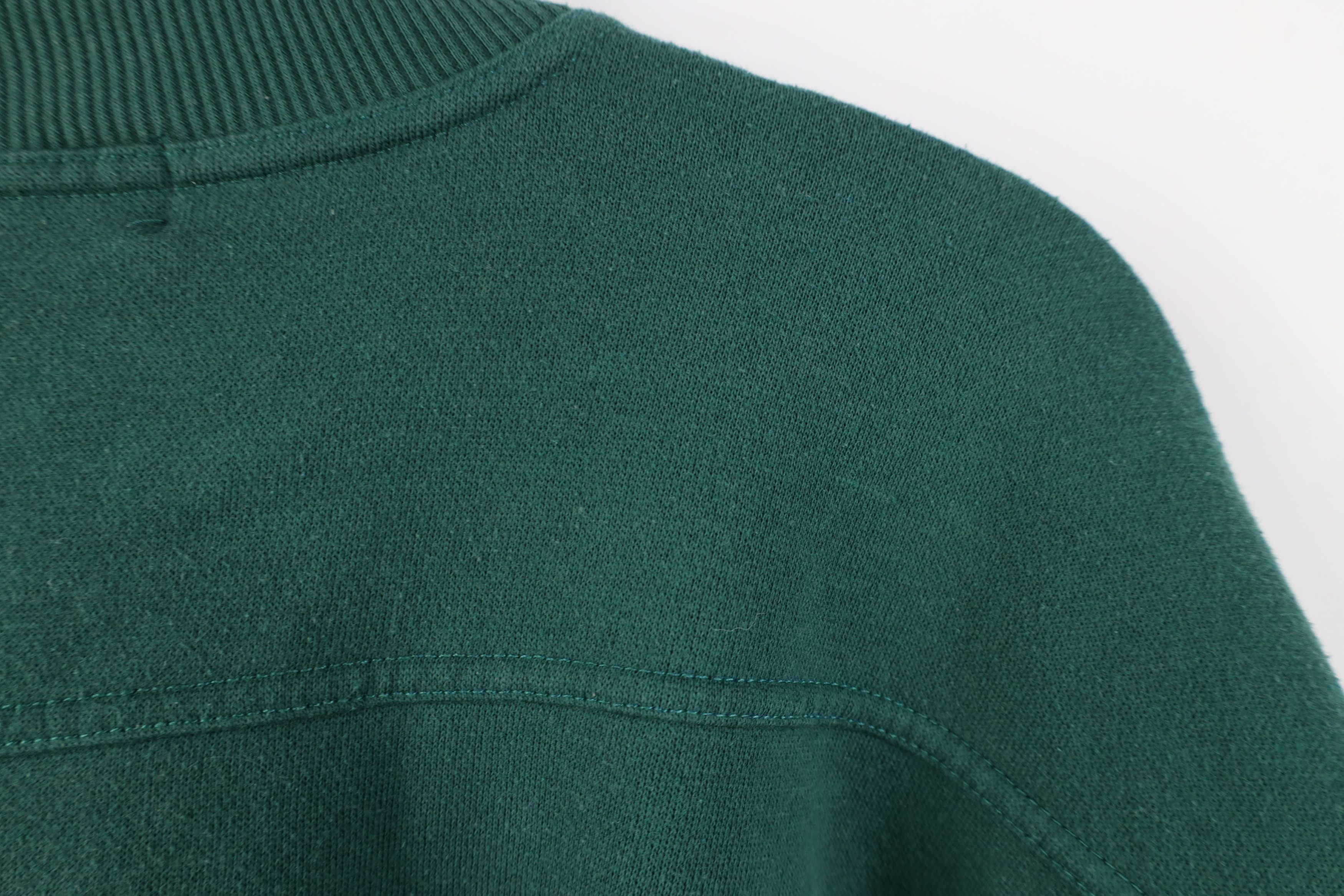 Vintage Vintage 90s Streetwear Geometric Crewneck Sweatshirt Green Size L / US 10 / IT 46 - 11 Thumbnail