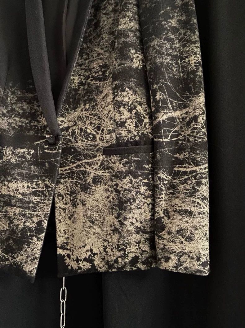 Helmut Lang HELMUT LANG size2 Splashed ink on a short jacket Size S / US 4 / IT 40 - 3 Thumbnail