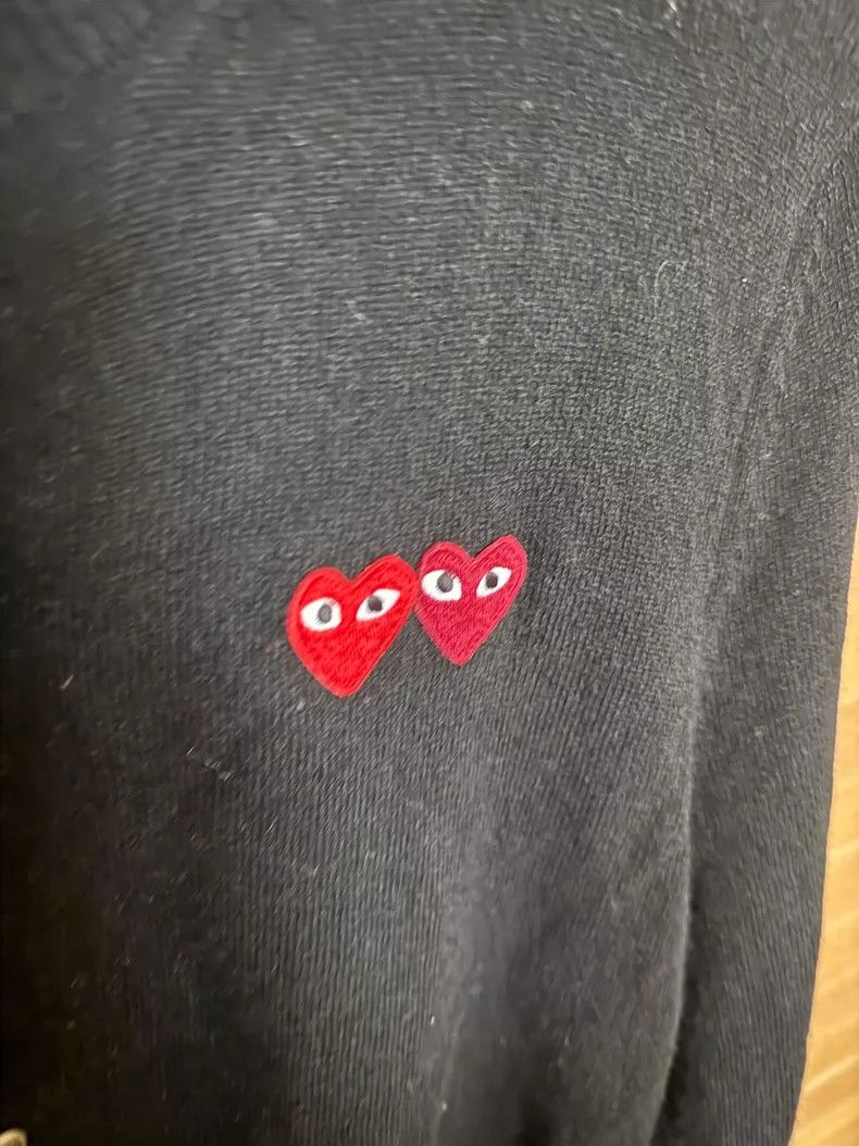 Comme des Garcons Comme Des Garcons Black double heart knitted cardigan Nexta Size M / US 6-8 / IT 42-44 - 5 Thumbnail