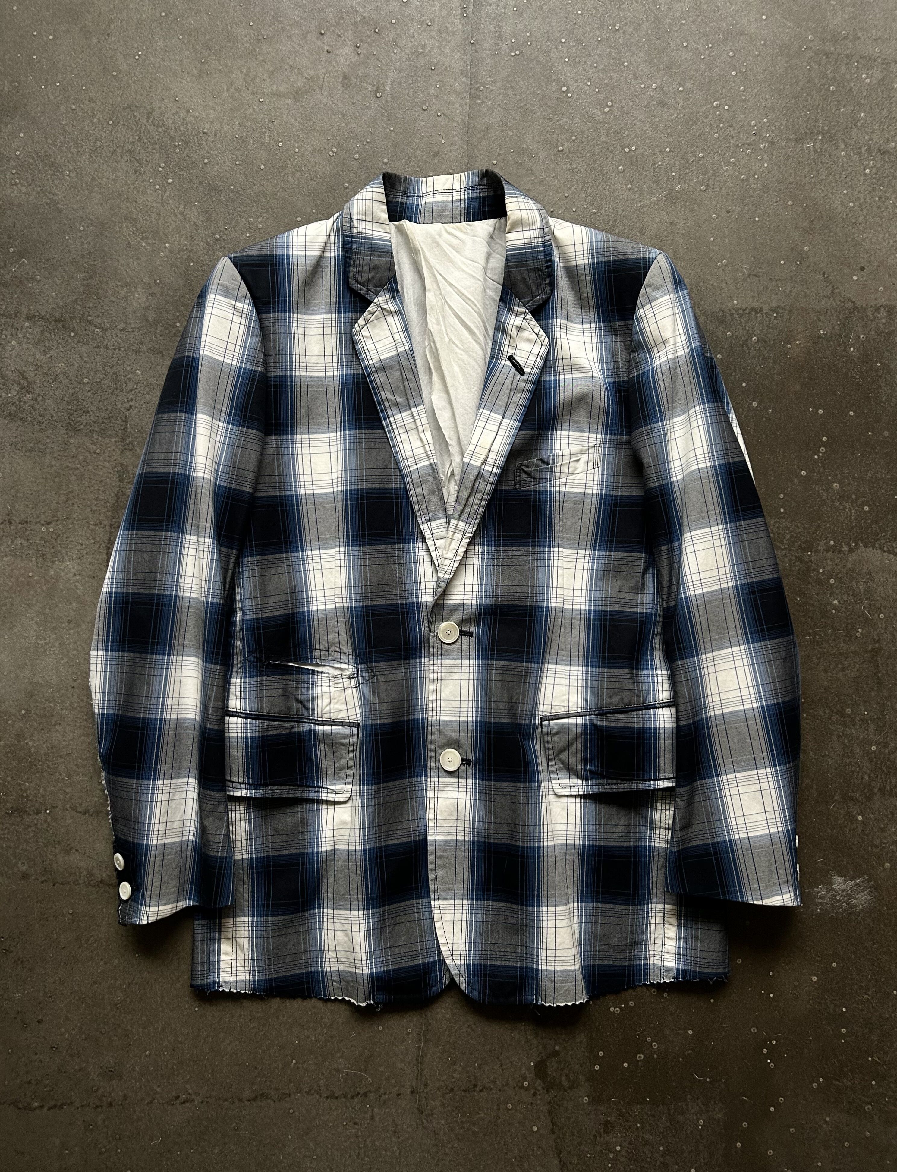 Takahiromiyashita The Soloist. TAKAHIROMIYASHITA Plaid Blazer Size US M / EU 48-50 / 2 - 1 Thumbnail