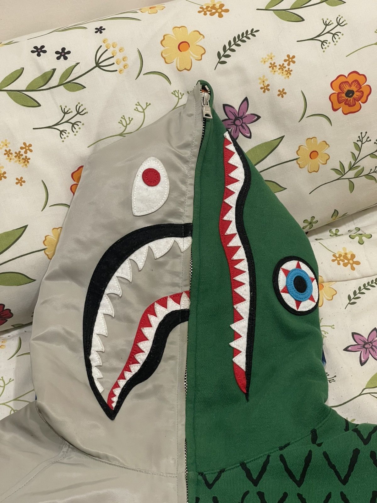 Ambush Design × Bape BAPE × AMBUSH Alligator Shark full zip hoodie A Bathing Ape Size US L / EU 52-54 / 3 - 4 Thumbnail