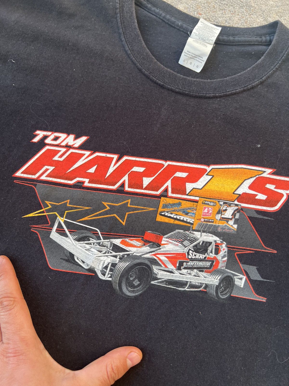 Vintage Tom Harris Vintage Racing Tee Size US L / EU 52-54 / 3 - 2 Thumbnail