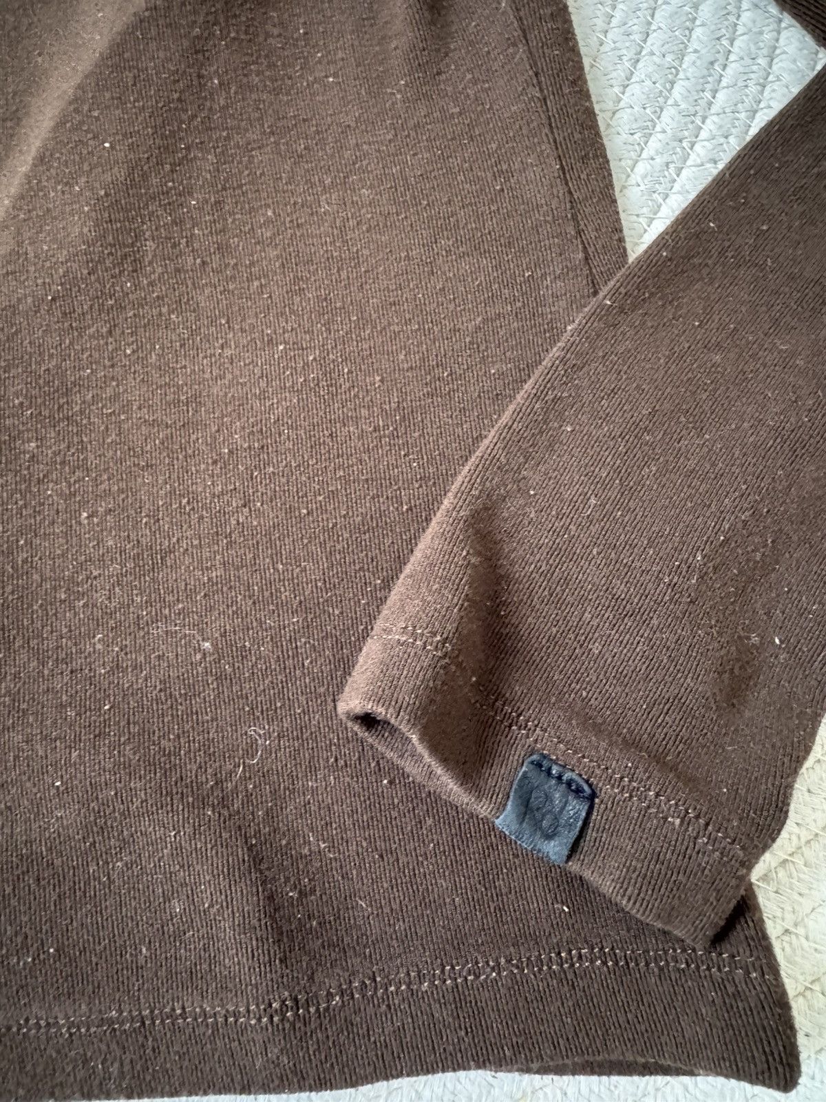 Other Rarely alike Brown long sleeve zip up top Size S / US 4 / IT 40 - 7 Thumbnail