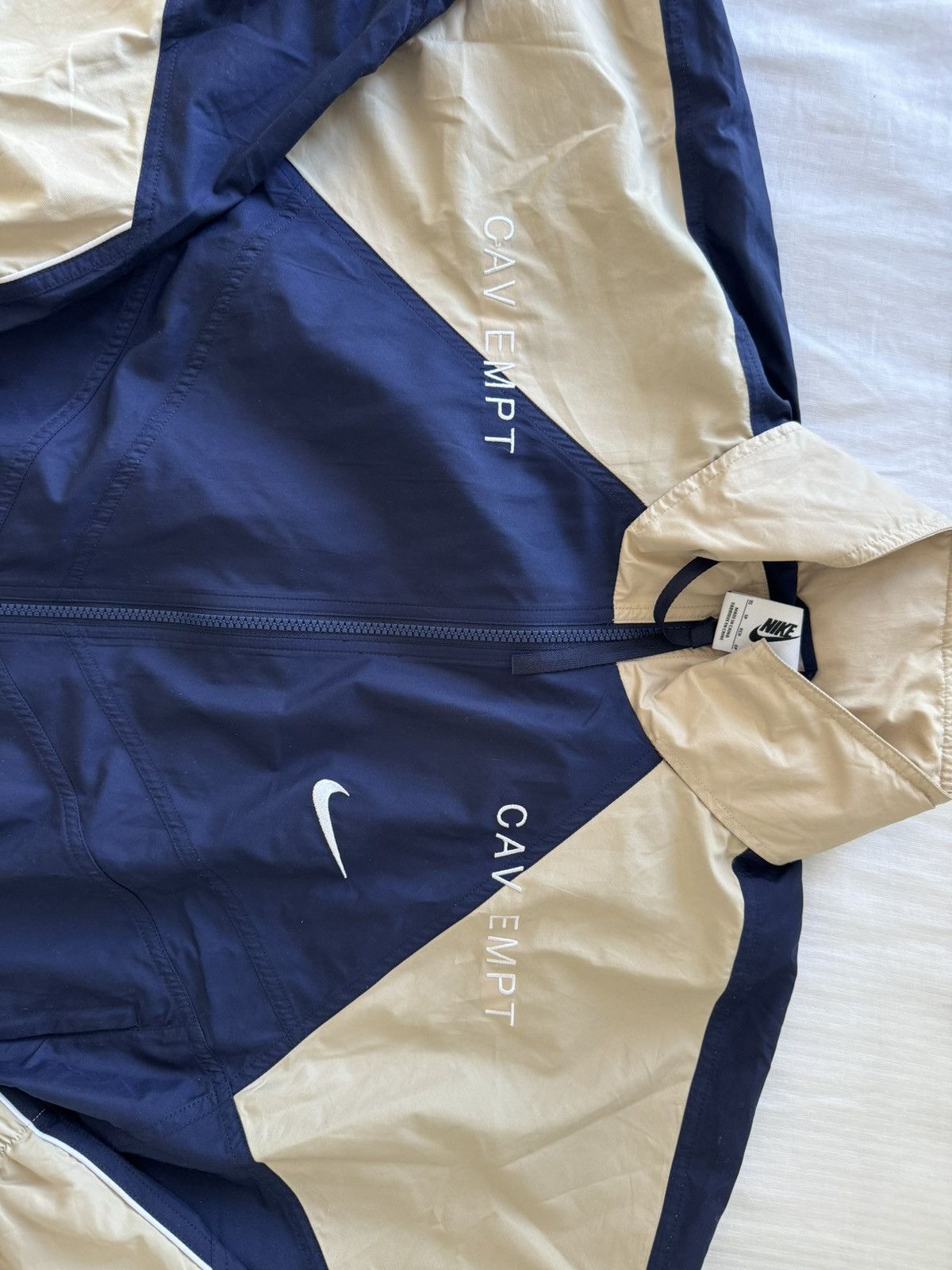 Cav Empt × Nike Cav Empt x Nike Track Jacket Navy Size XS Size US XS / EU 42 / 0 - 3 Thumbnail