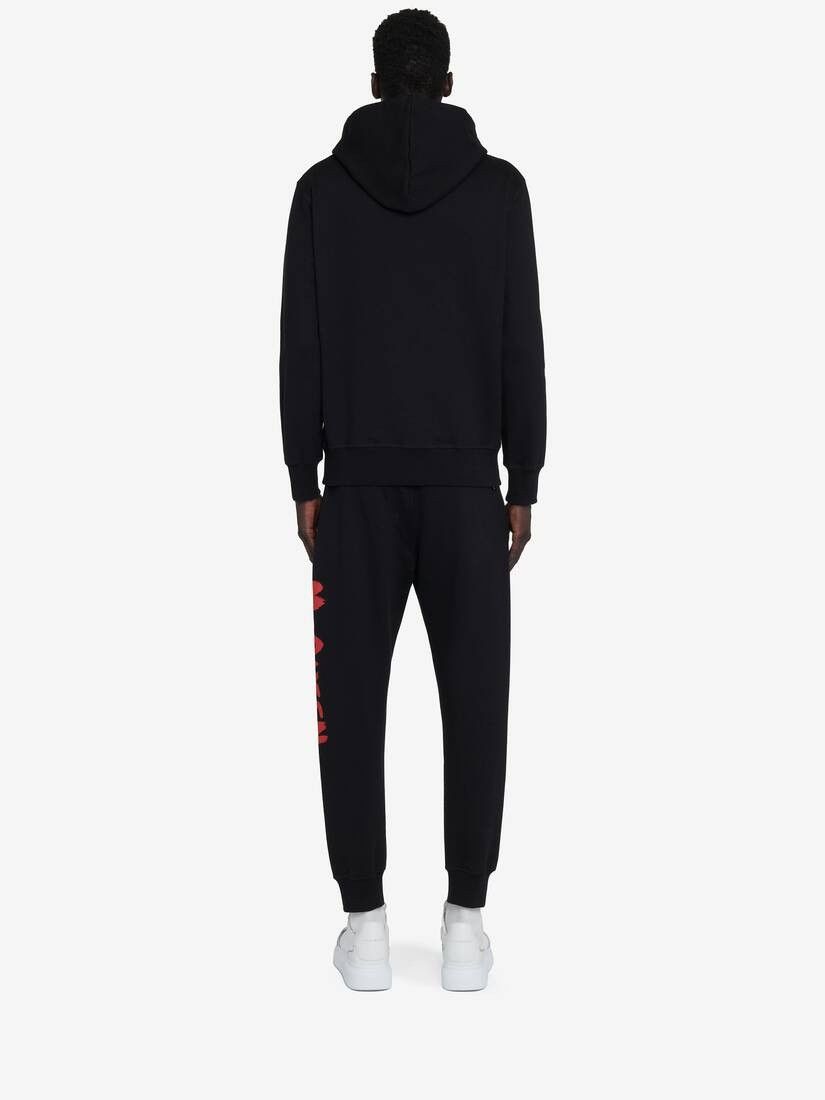 Alexander McQueen o1srvl11e0226 McQueen Graffiti Sweatpants & Joggers In Black Size US 36 / EU 52 - 4 Thumbnail