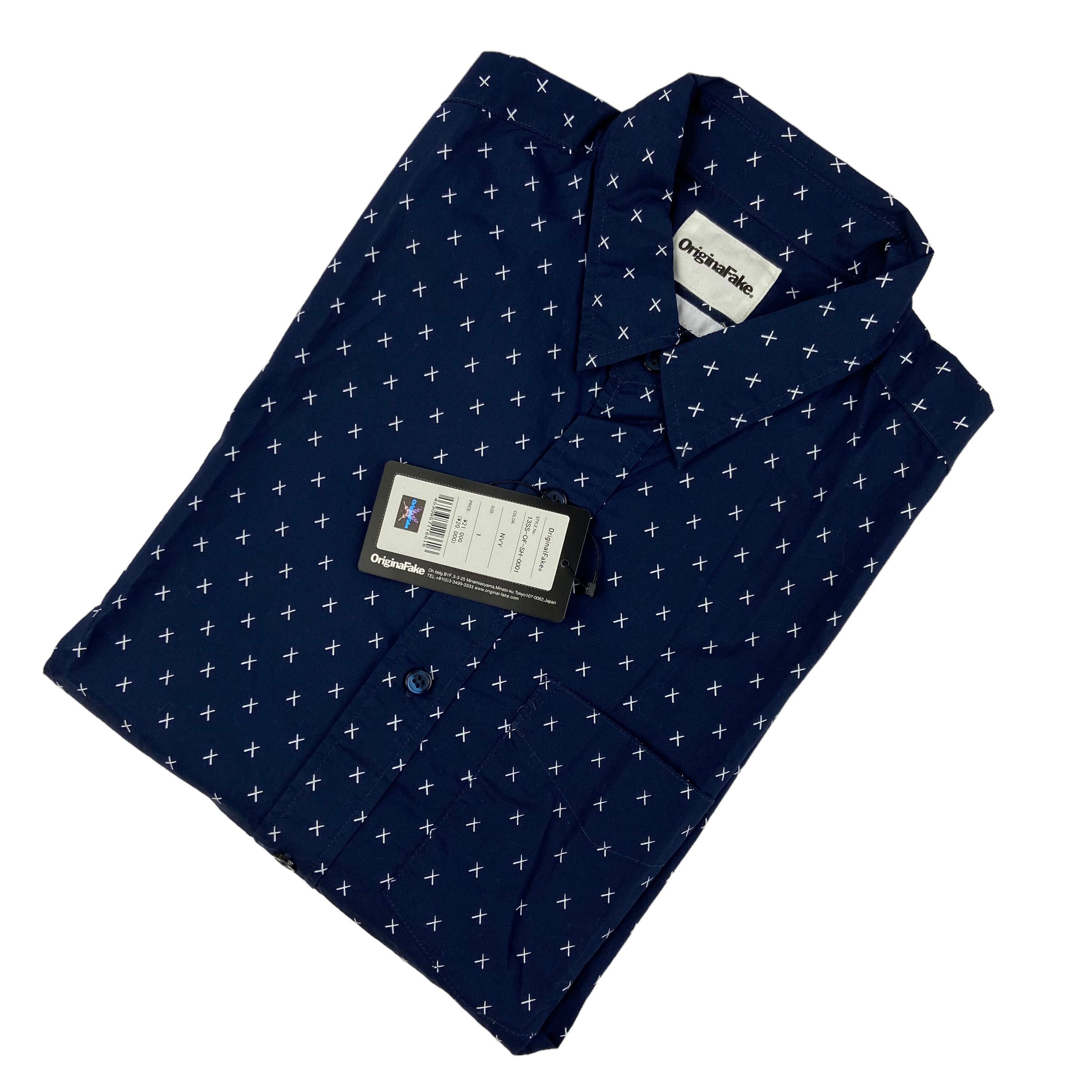 NEW 2013 Kaws Original Fake X Print Long Sleeve button up