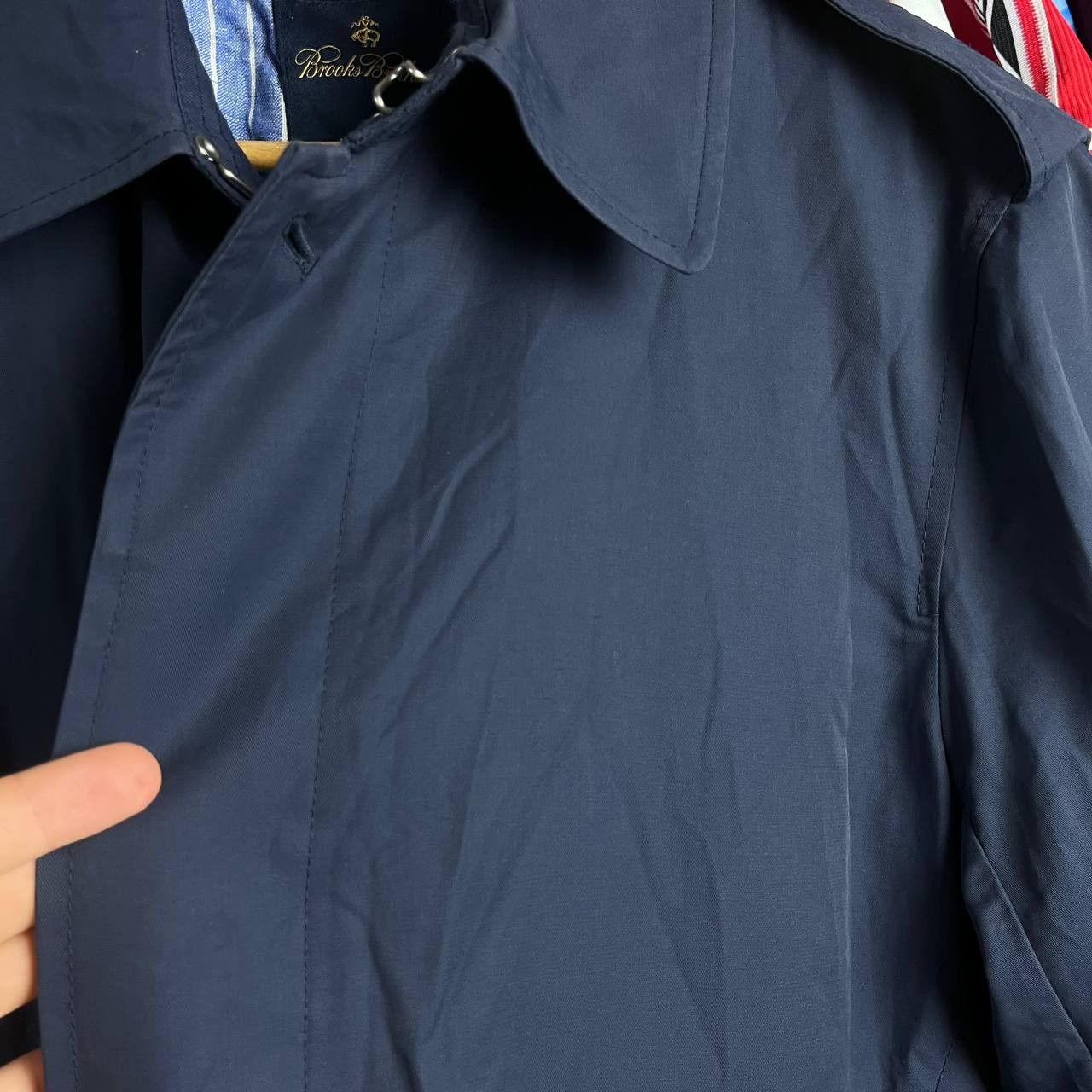 Brooks Brothers Brooks Brothers Navy Blue Casual Business Trench Coat Size US M / EU 48-50 / 2 - 16 Thumbnail