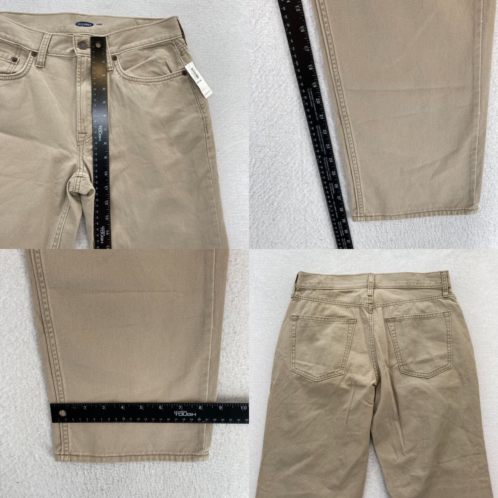 Old Navy Old Navy Chino Pants Mens 30x30 Loose Relaxed Straight Khaki Beige Straight Size US 30 / EU 46 - 8 Thumbnail