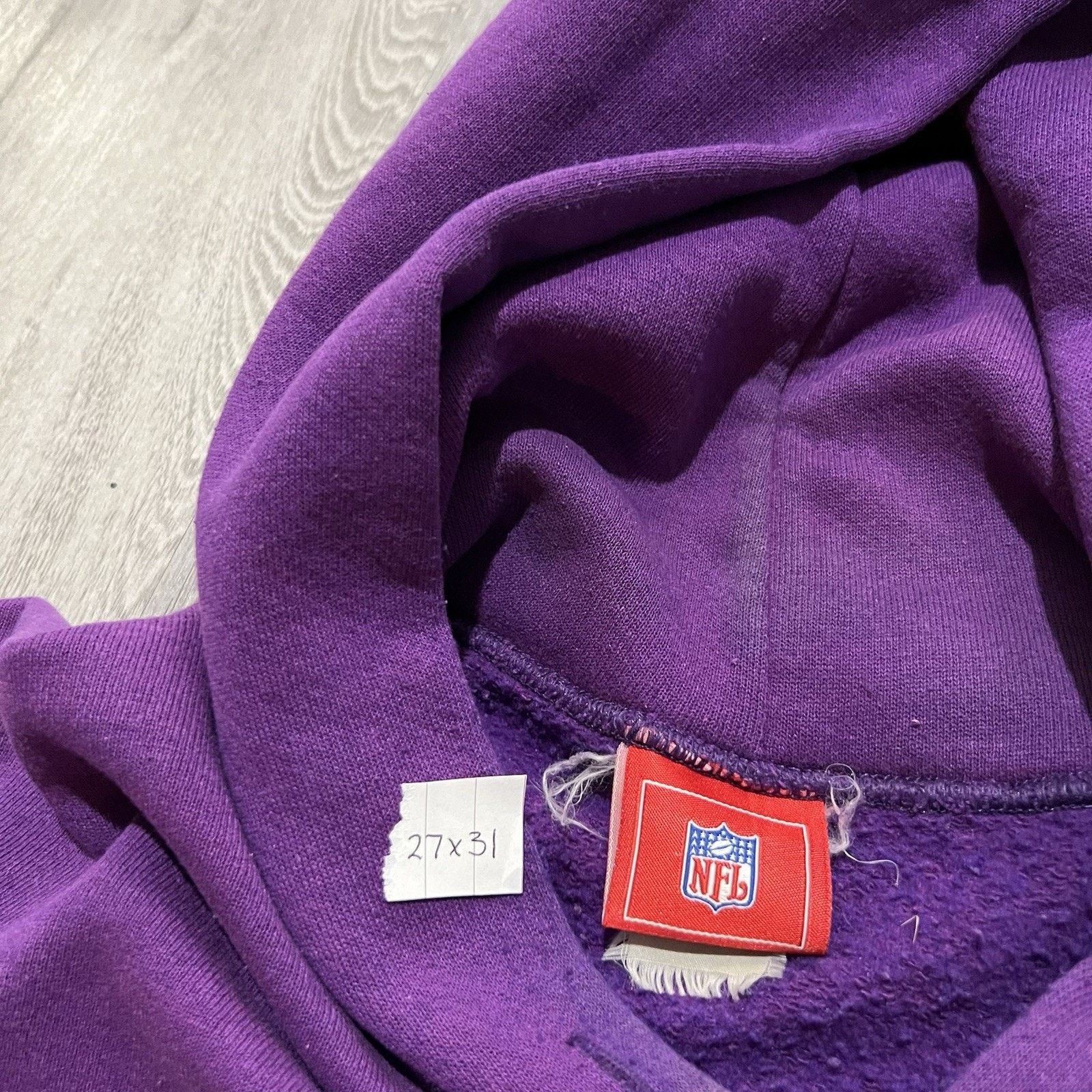 NFL VTG Minnesota Vikings NFL Hoodie Sun Faded Y2K NFL Hoodie 2X Size US XL / EU 56 / 4 - 6 Thumbnail