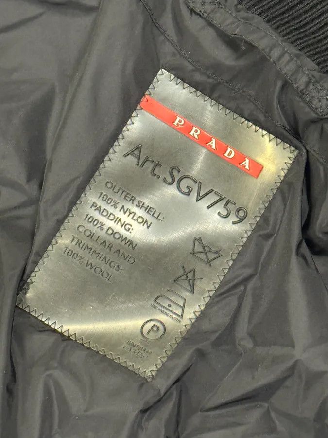 Prada AW2006 Prada Black Minimalist Puffer Jacket Size US L / EU 52-54 / 3 - 7 Thumbnail
