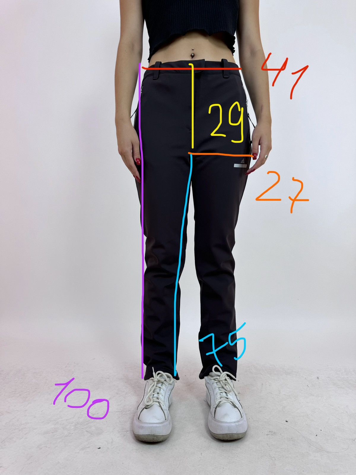 Adidas × Stella McCartney Adidas Stella Mccartney Womens track pants Womens size 42 Size 32" / US 10 / IT 46 - 14 Thumbnail