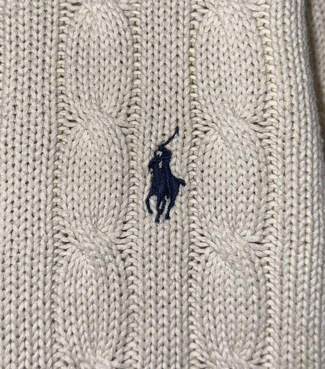 Polo Ralph Lauren × Ralph Lauren Polo Ralph Lauren Sweater Cable-Knit Pullover Preppy classic Size XL / US 12-14 / IT 48-50 - 2 Thumbnail
