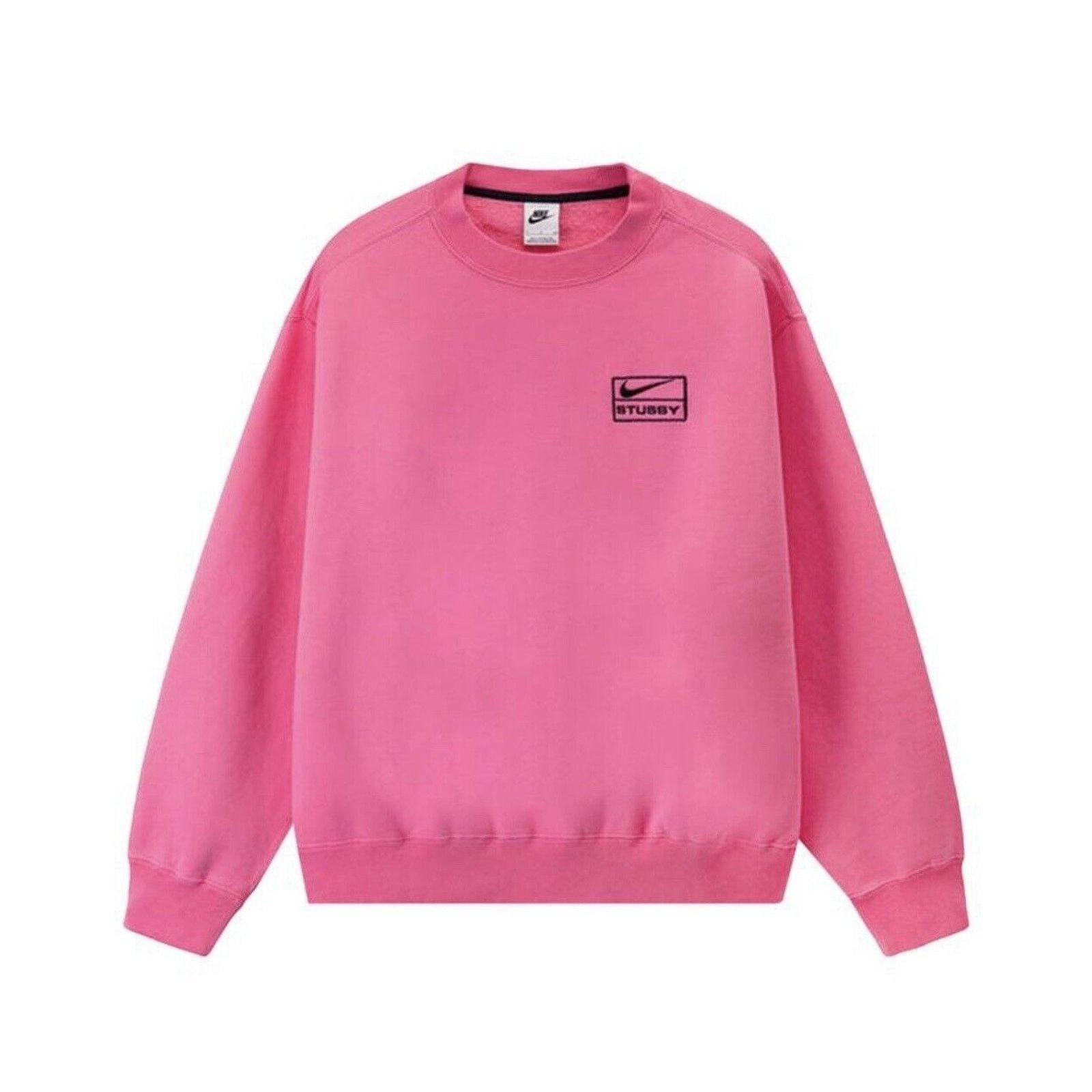 Stussy Nike Stussy NRG Washed Fleece Crew Lotus Pink DO5310-670 | Grailed