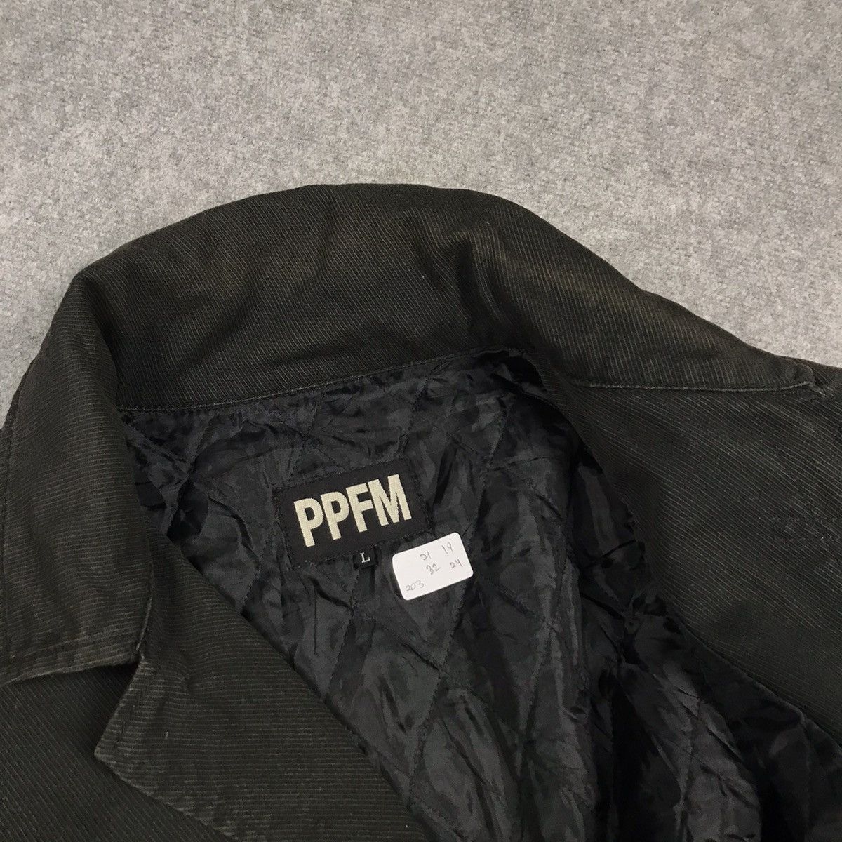 Japanese Brand × PPFM PPFM IF SIX WAS NINE STYLE BLACK FADED BUTTON JACKET Size US L / EU 52-54 / 3 - 14 Thumbnail