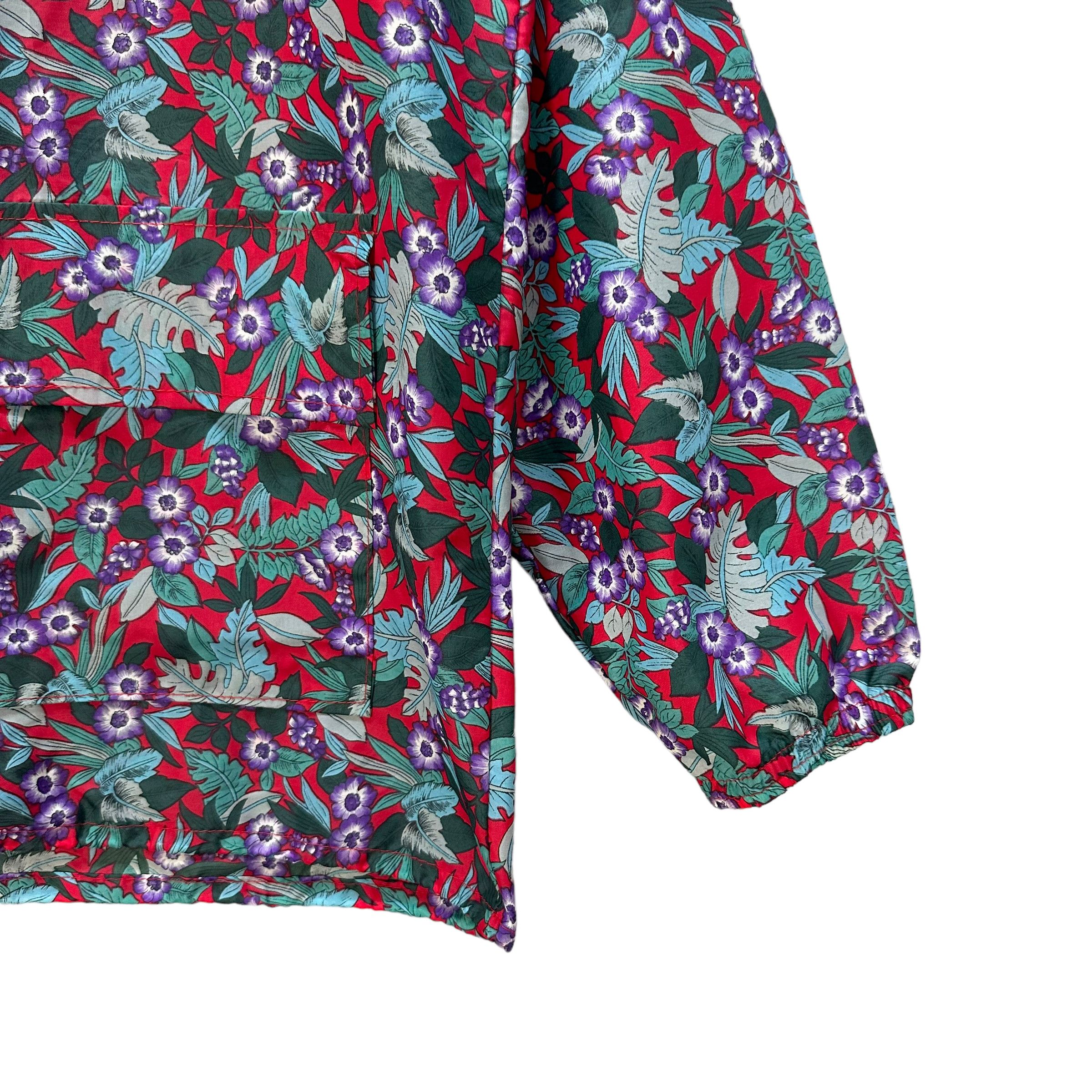 Other FLORAL FULLPRINT HOODED LIGHT JACKET #8260-218 Size US L / EU 52-54 / 3 - 5 Thumbnail