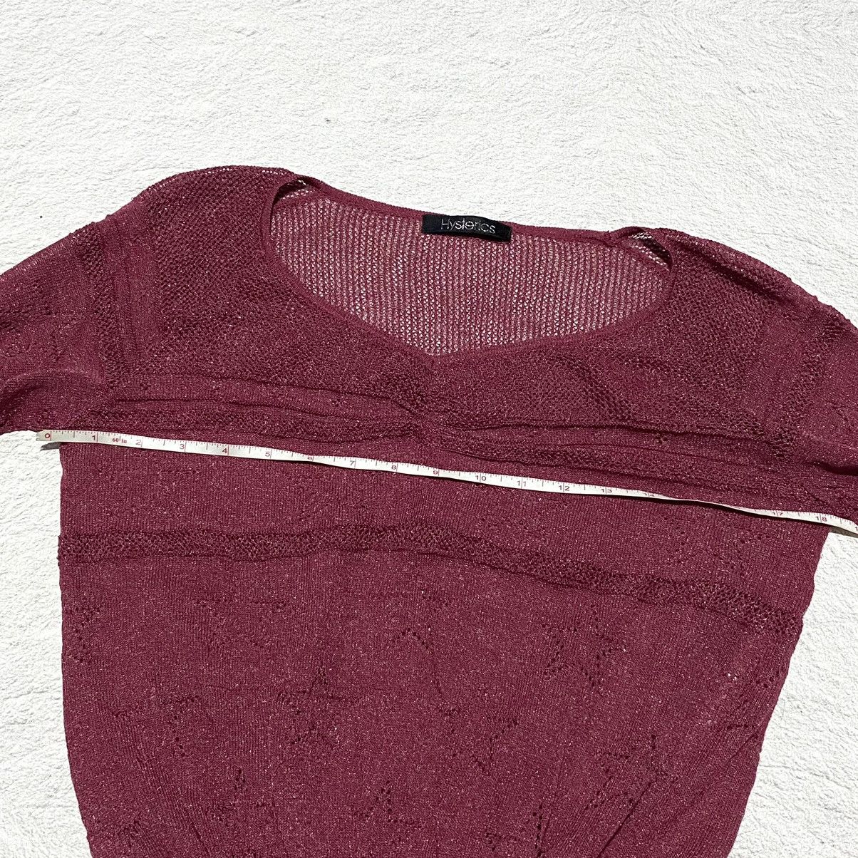 Hysteric Glamour 💥RARE💥 Vintage hysteric glamour 2000s mesh top Size S / US 4 / IT 40 - 4 Thumbnail