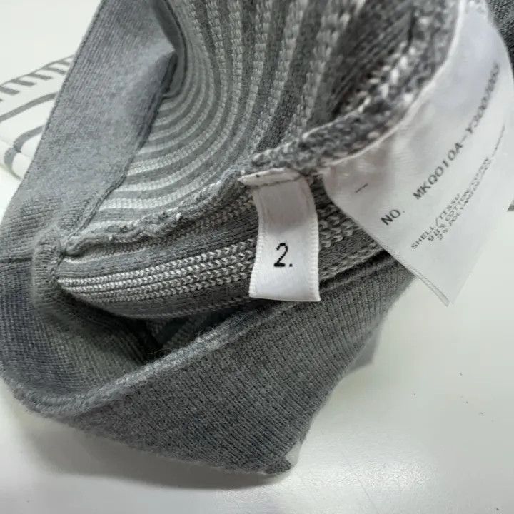 Thom Browne Thom Browne Gray Striped Casual Shorts -2507 Size US 26 / EU 42 - 2 Thumbnail