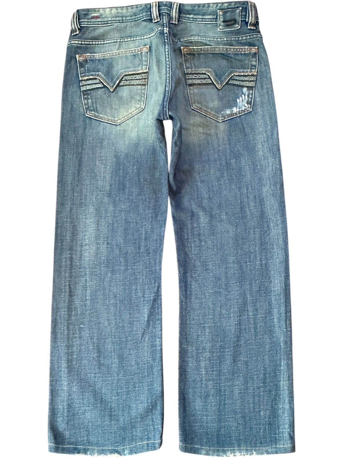 Diesel Vintage Italy Diesel Viker Clawmark Distress Loose Jeans Size US 32 / EU 48 - 2 Thumbnail