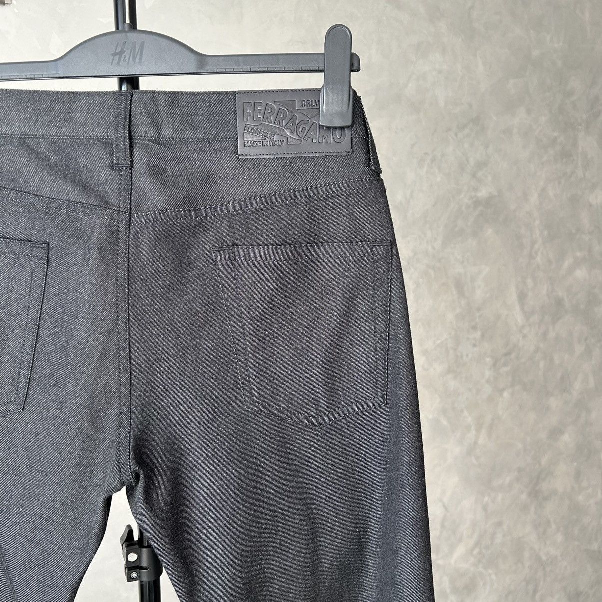 Salvatore Ferragamo Salvatore Ferragamo Tailored Grey Wool Blend Trousers Size US 36 / EU 52 - 3 Thumbnail