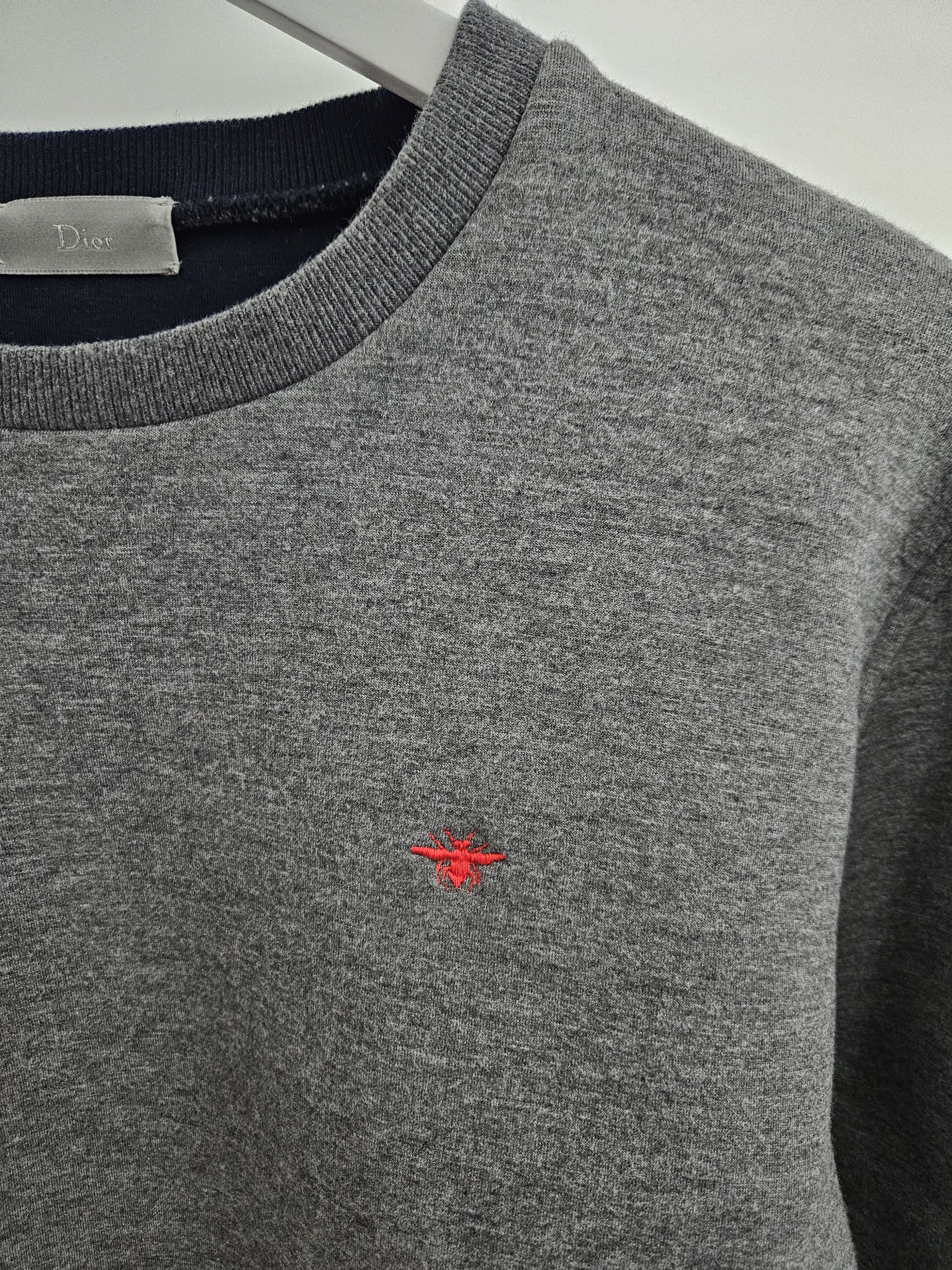 Dior Dior embroidered bee double face crewneck sweatshirt Size US M / EU 48-50 / 2 - 7 Thumbnail
