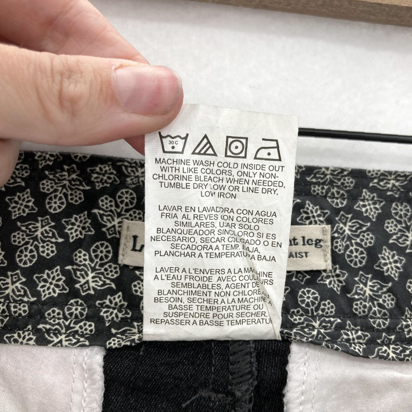 Lee Lee Pants Womens 8 Charcoal Gray Natural Fit Straight Leg Tummy Control Casual Dress Pants Slimming, Stretch, Shaping, Comfort for Workwear Size 30" / US 8 / IT 44 - 6 Thumbnail