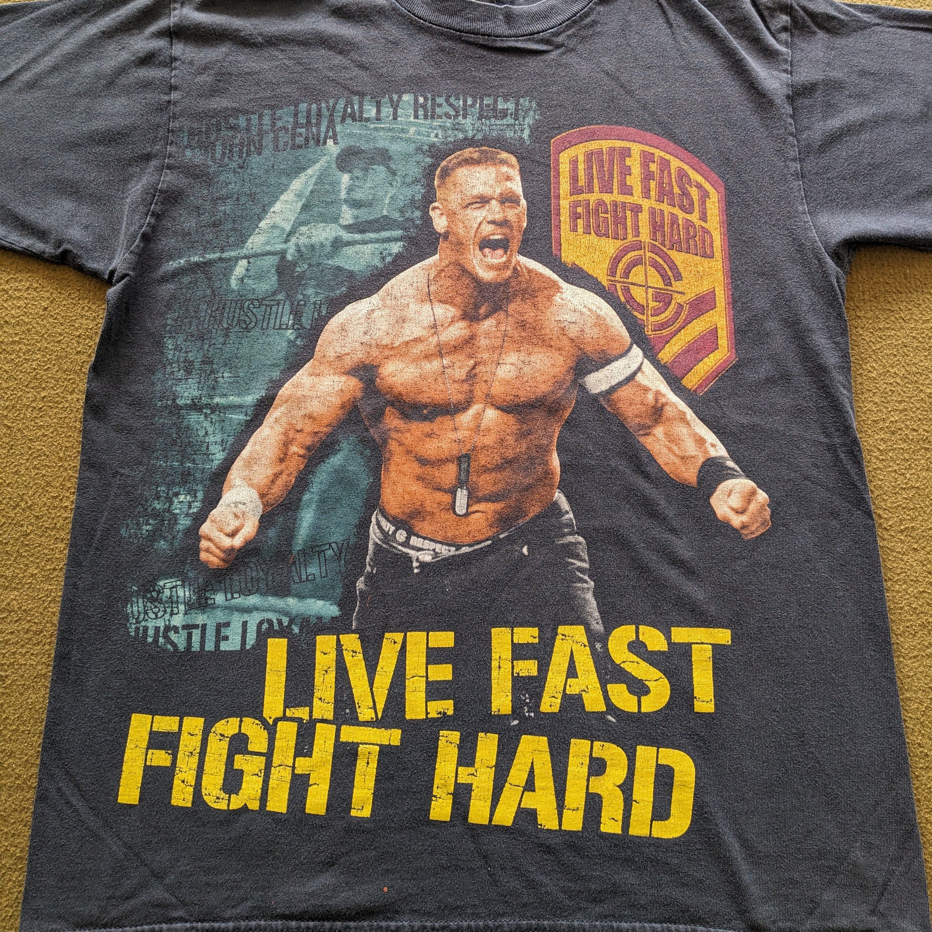 Vintage Vintage JOHN CENA WWE Wrestling T-shirt Size US M / EU 48-50 / 2 - 2 Thumbnail