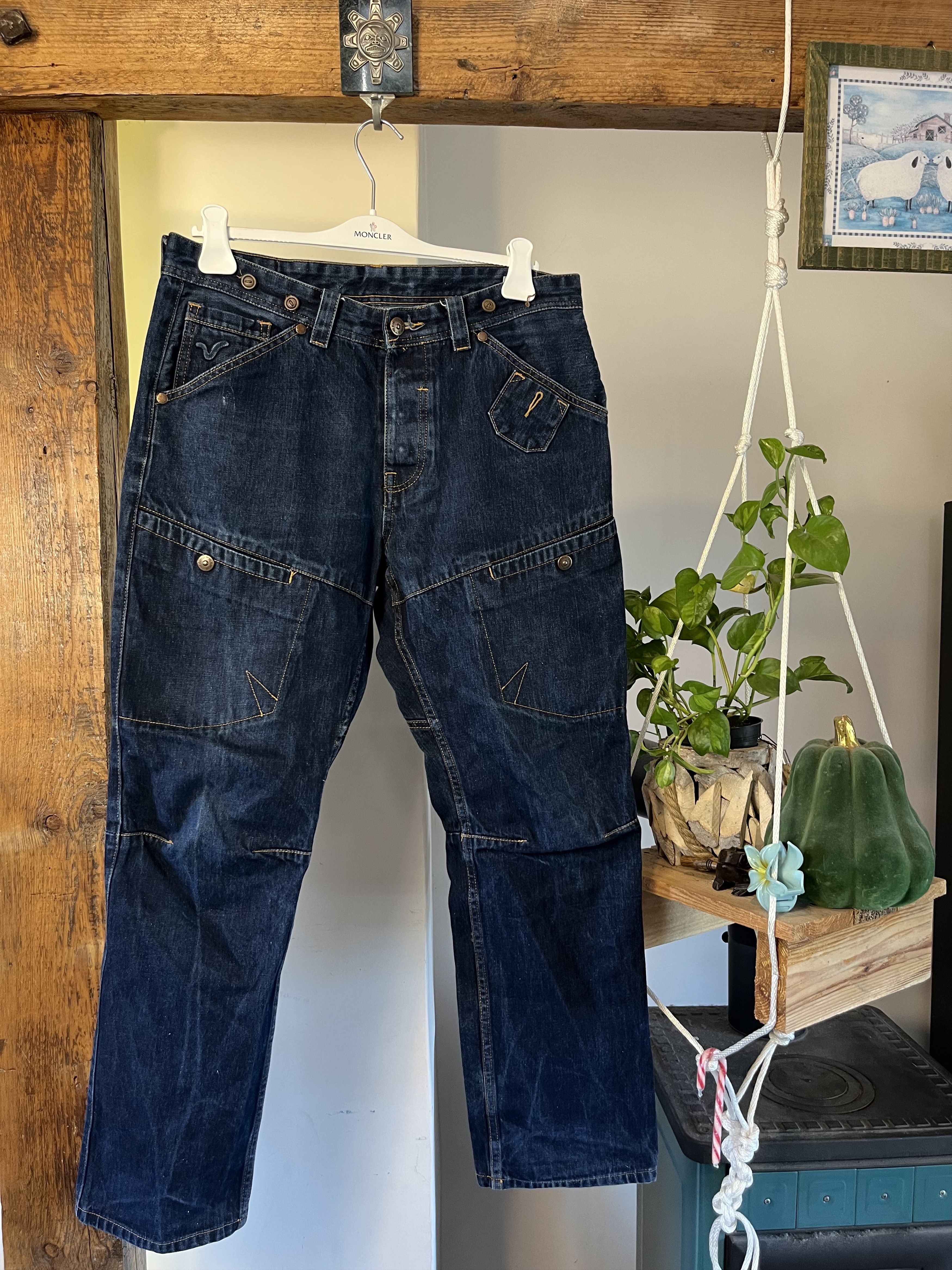 Voi Jeans Vintage VOl Jeans Distressed flared denim ed hardy style Size US 36 / EU 52 - 1 Thumbnail
