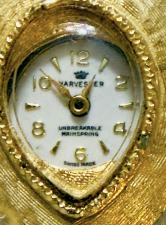 Other Vintage Harvester Swiss Pendant Gold Tone Tassel Charm Watch Size ONE SIZE - 3 Thumbnail