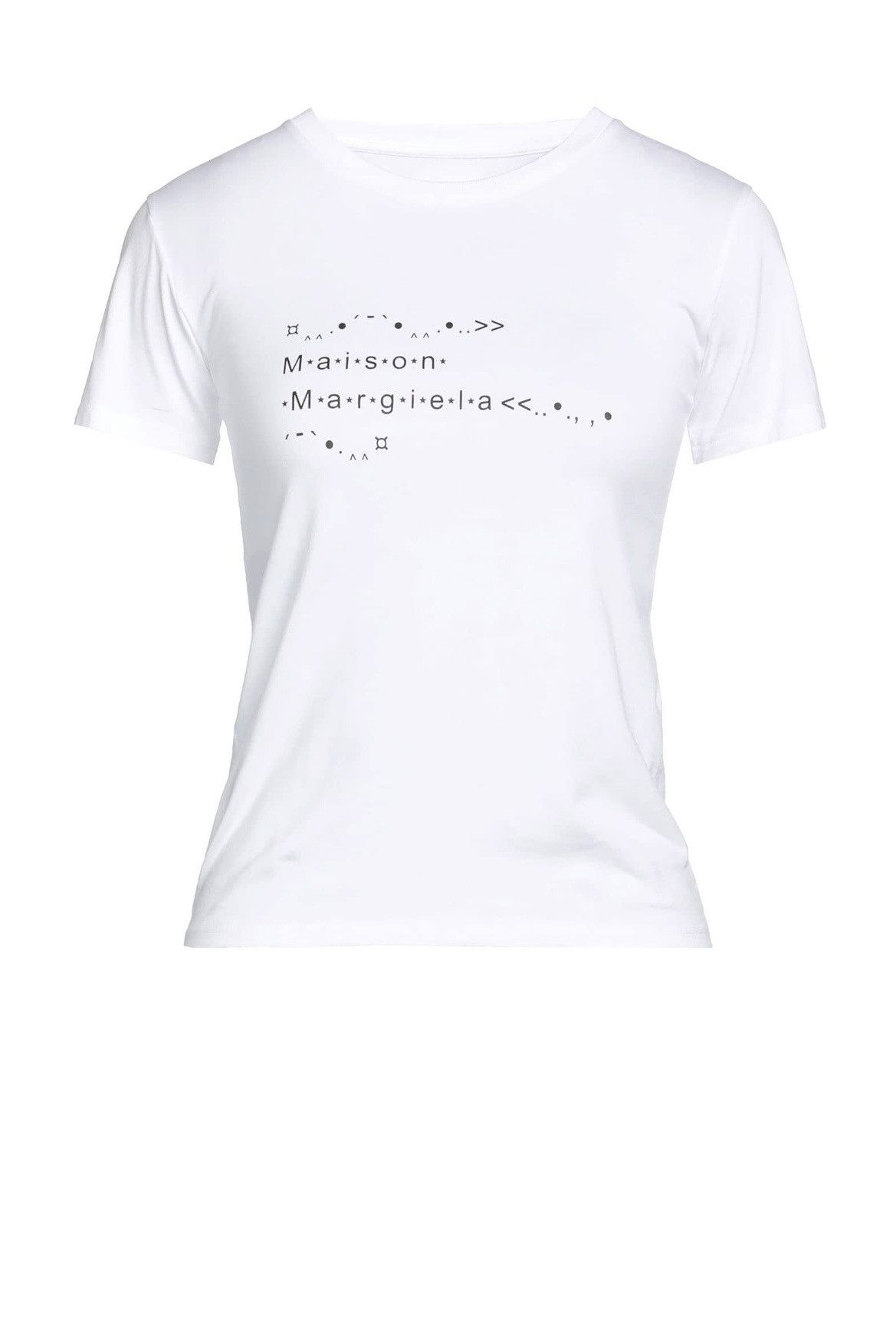 image of Maison Margiela Coding T-Shirt in White, Women's (Size XS)