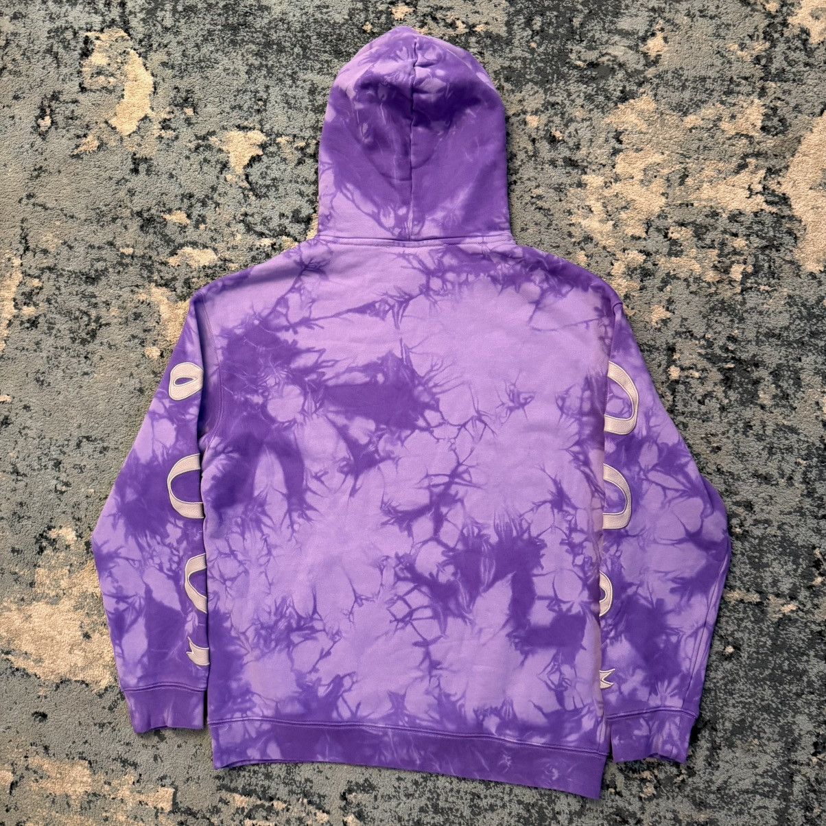Asaali Asaali Purple Ribbon Ribbon Tie Dye Hoodie Size Medium Size US M / EU 48-50 / 2 - 3 Thumbnail