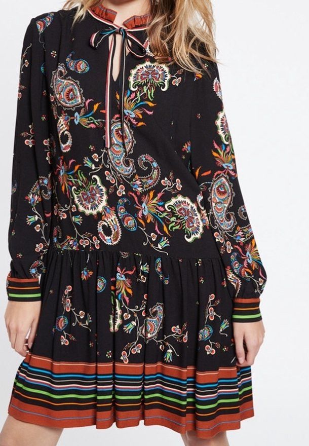 Other Ana Alcazar Paisley Print Dress Multi-coloured EU 42 Size M / US 6-8 / IT 42-44 - 1 Thumbnail