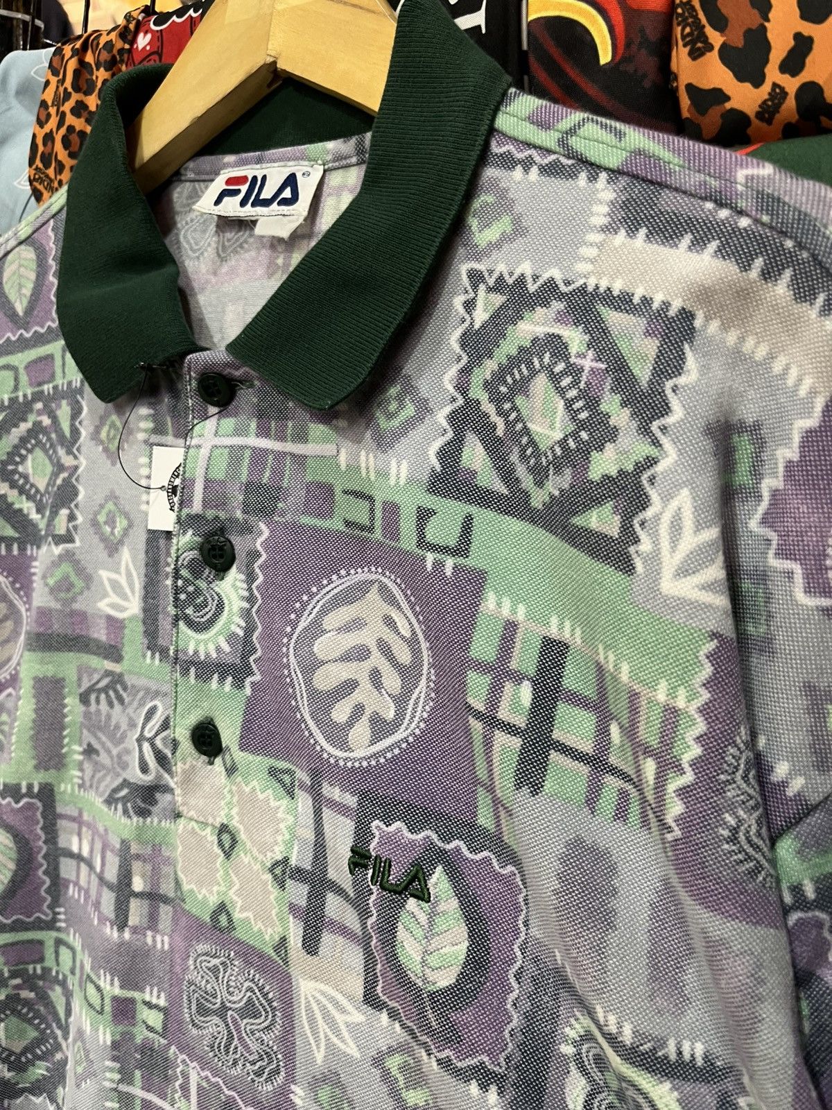 Fila Fila Vtg Poloshirt Size US L / EU 52-54 / 3 - 2 Thumbnail