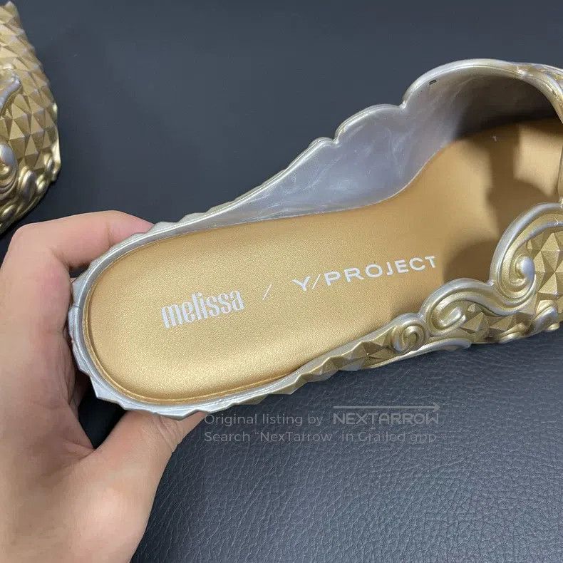 Y/Project Y/Project 39 Golden crystal pointed shoes Size US 8.5 / IT 38.5 - 5 Thumbnail