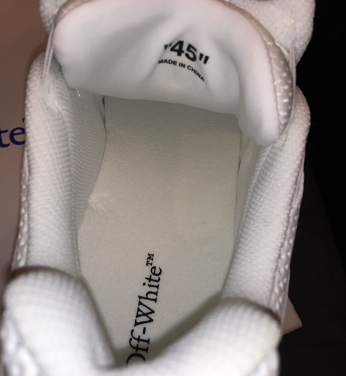 Off-White Off White White “Glove” Sneaker Size US 12 / EU 45 - 5 Thumbnail