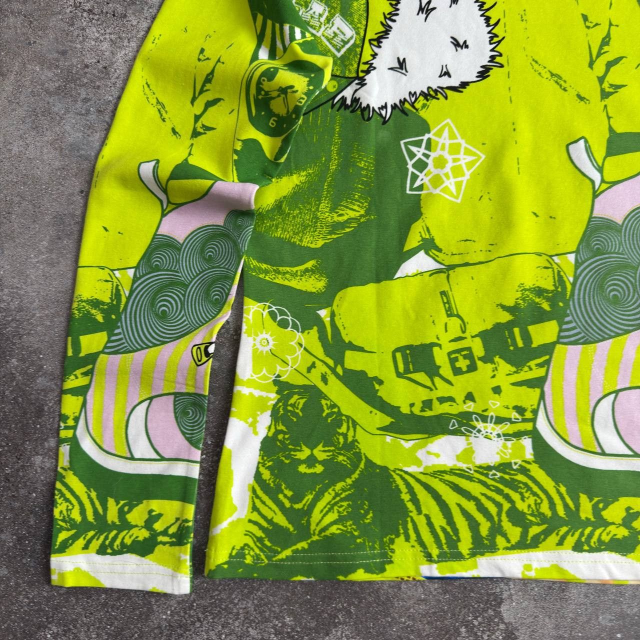 Custo Barcelona × Japanese Brand Custo Barcelona Y2K Vintage Lady Printed Long Sleeve Top Size L / US 10 / IT 46 - 11 Thumbnail