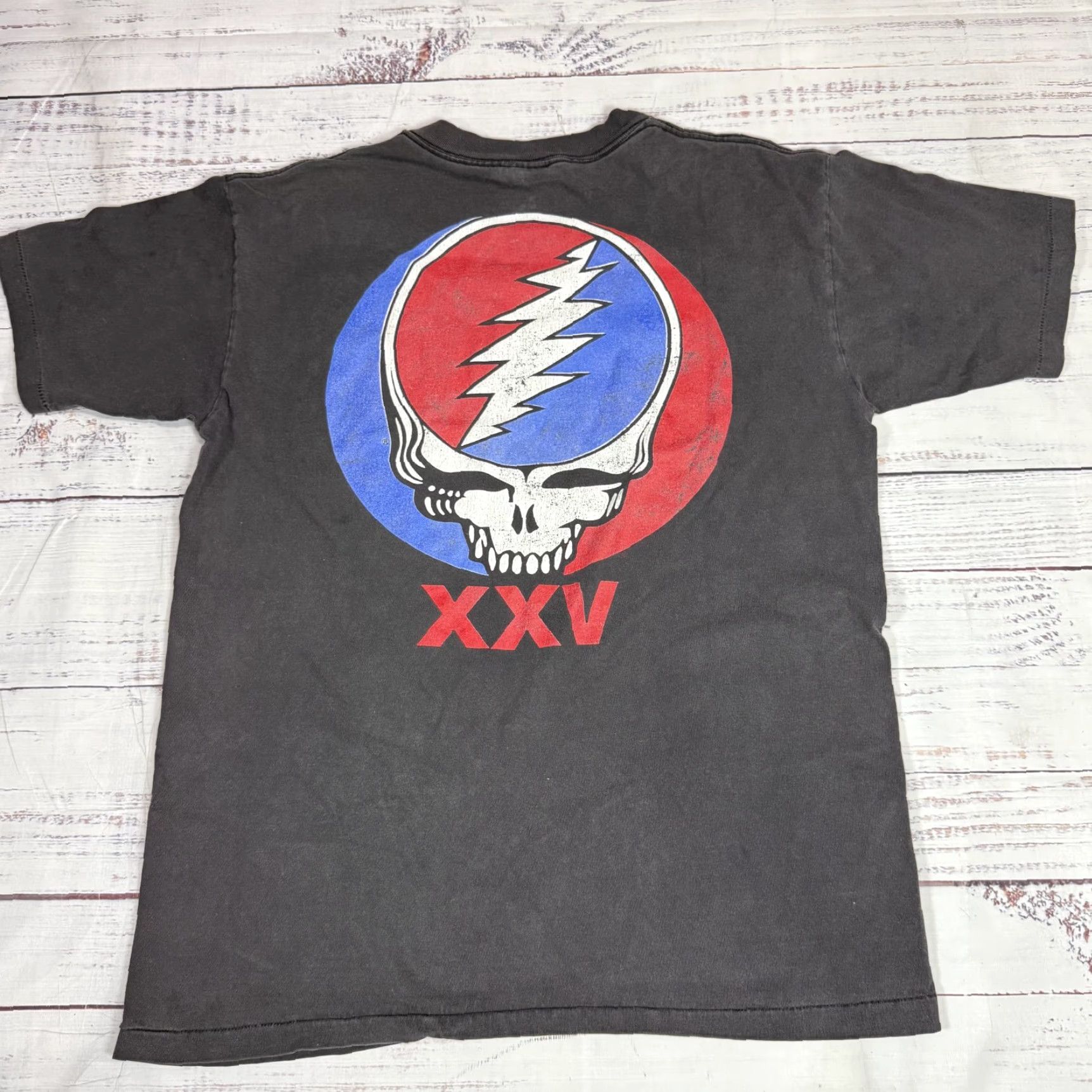 Vintage Grateful Dead T Shirt Vintage 1990 Wall Of Sound 1974 Jerry Garcia GDM Black XL Men Short Sleeve Cotton T-Shirt Size US XL / EU 56 / 4 - 4 Thumbnail