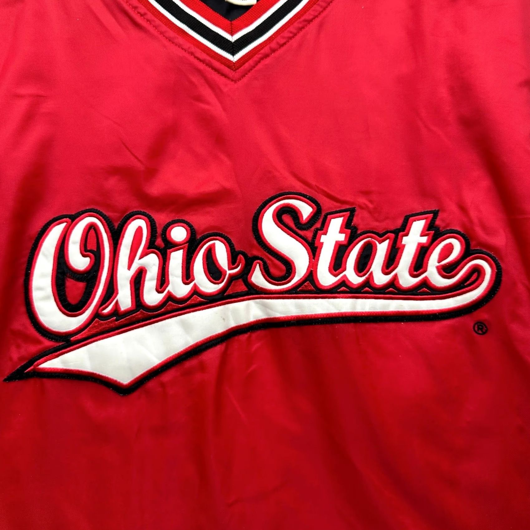 Vintage VINTAGE Steve & Barry's Ohio State Buckeyes Nylon Pullover Mens XXL Red Logo Size US XXL / EU 58 / 5 - 5 Thumbnail