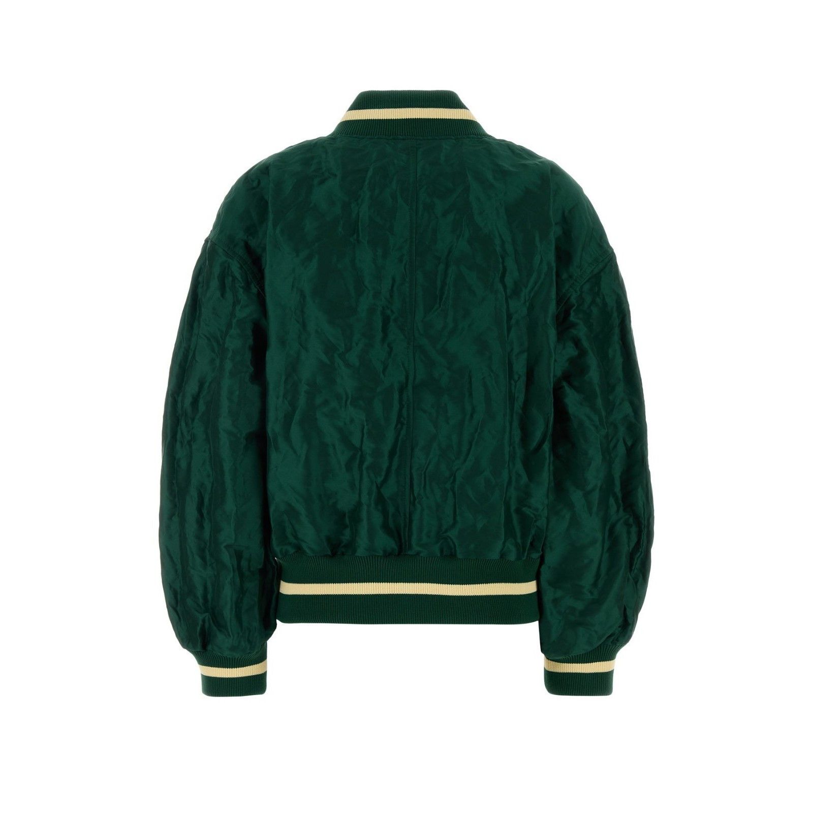 Loewe LOEWE Dark Green Tech Fabric Bomber Jacket New & Authentic ( Size M / US 6-8 / IT 42-44 - 2 Thumbnail