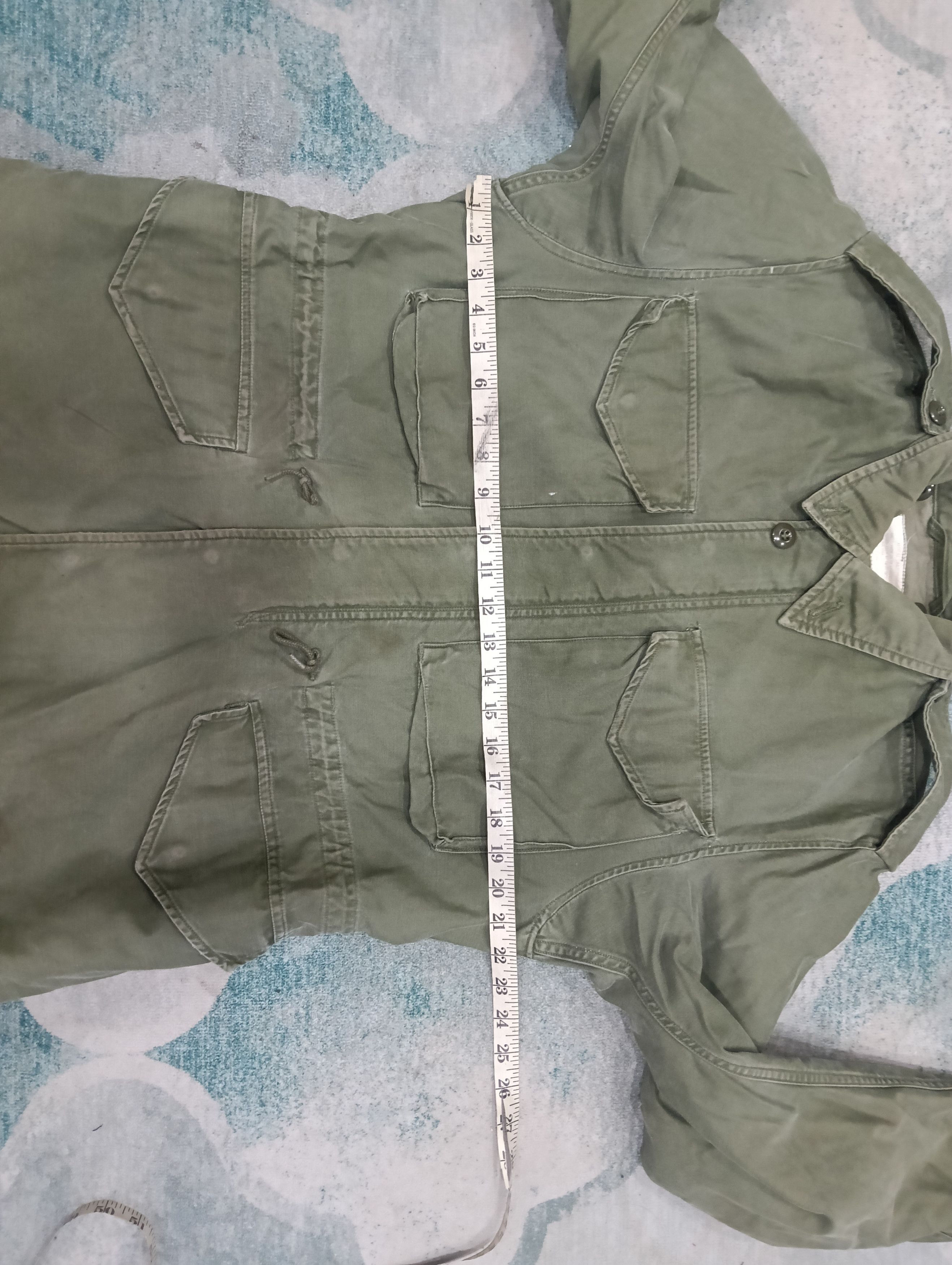 Vintage True Vintage M51 Field Jacket Sateen Olive Green Size US XL / EU 56 / 4 - 16 Thumbnail