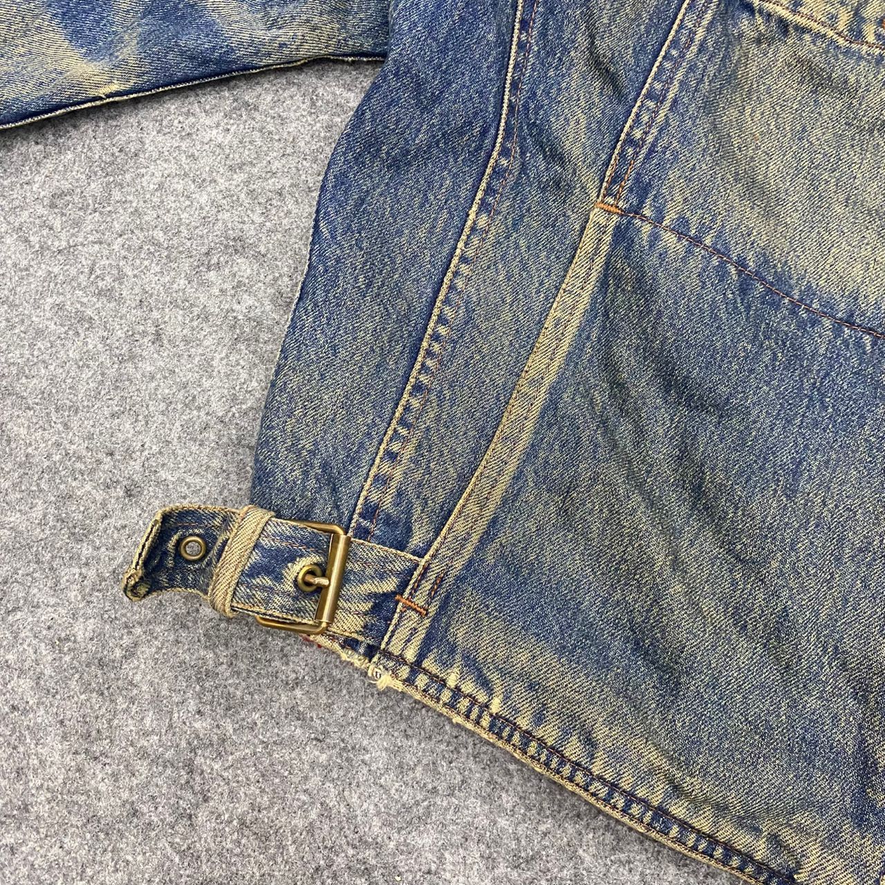 Marithe + Francois Girbaud 💥Vintage Marithe Francois Girbaud Distressed Denim Jacket Size US M / EU 48-50 / 2 - 23 Thumbnail